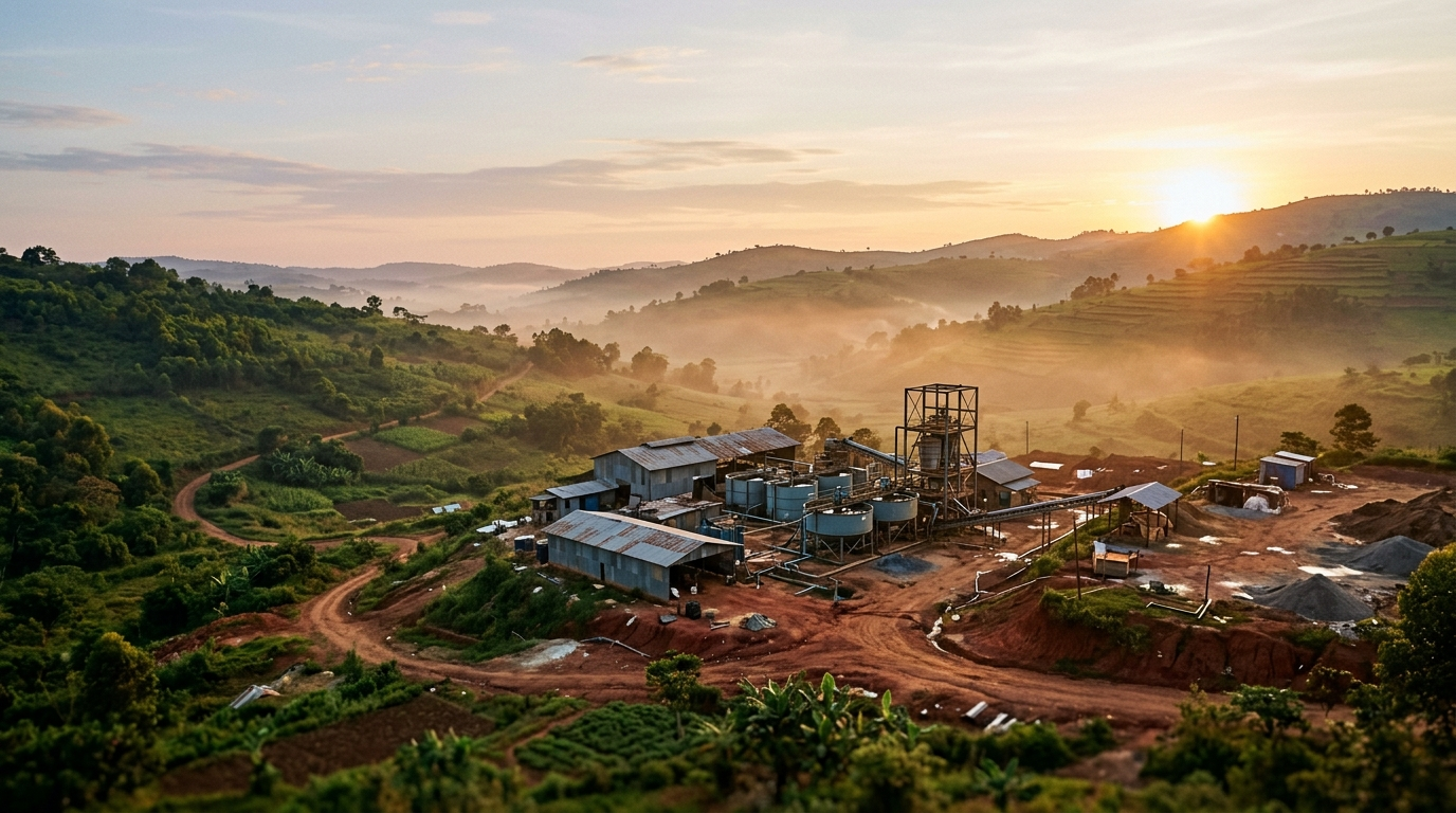 Dawn over the Kasanda hills