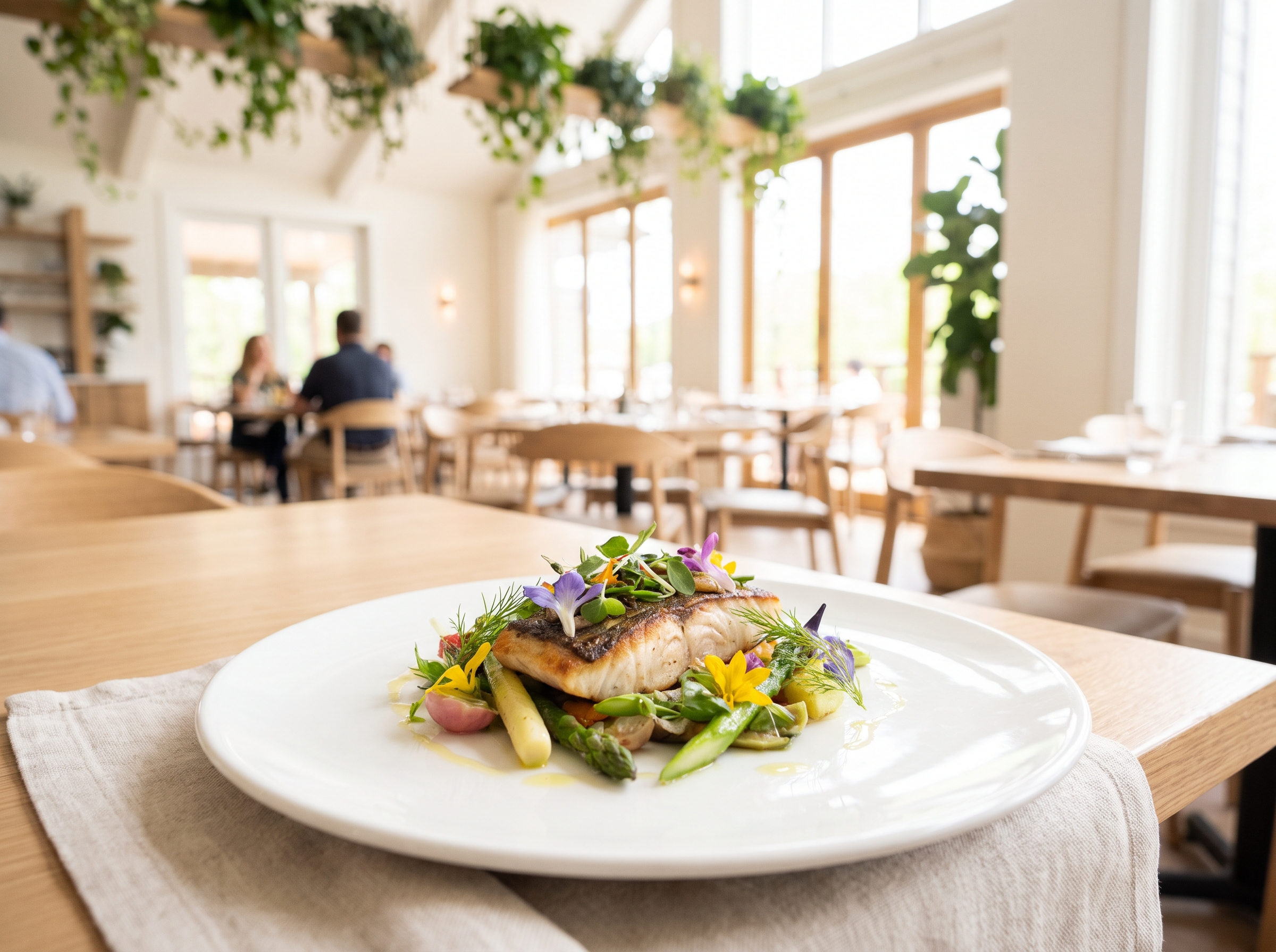 Restaurant plated dish