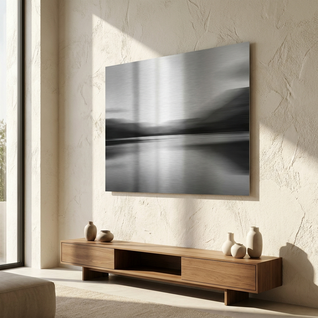 Aluminio en pared