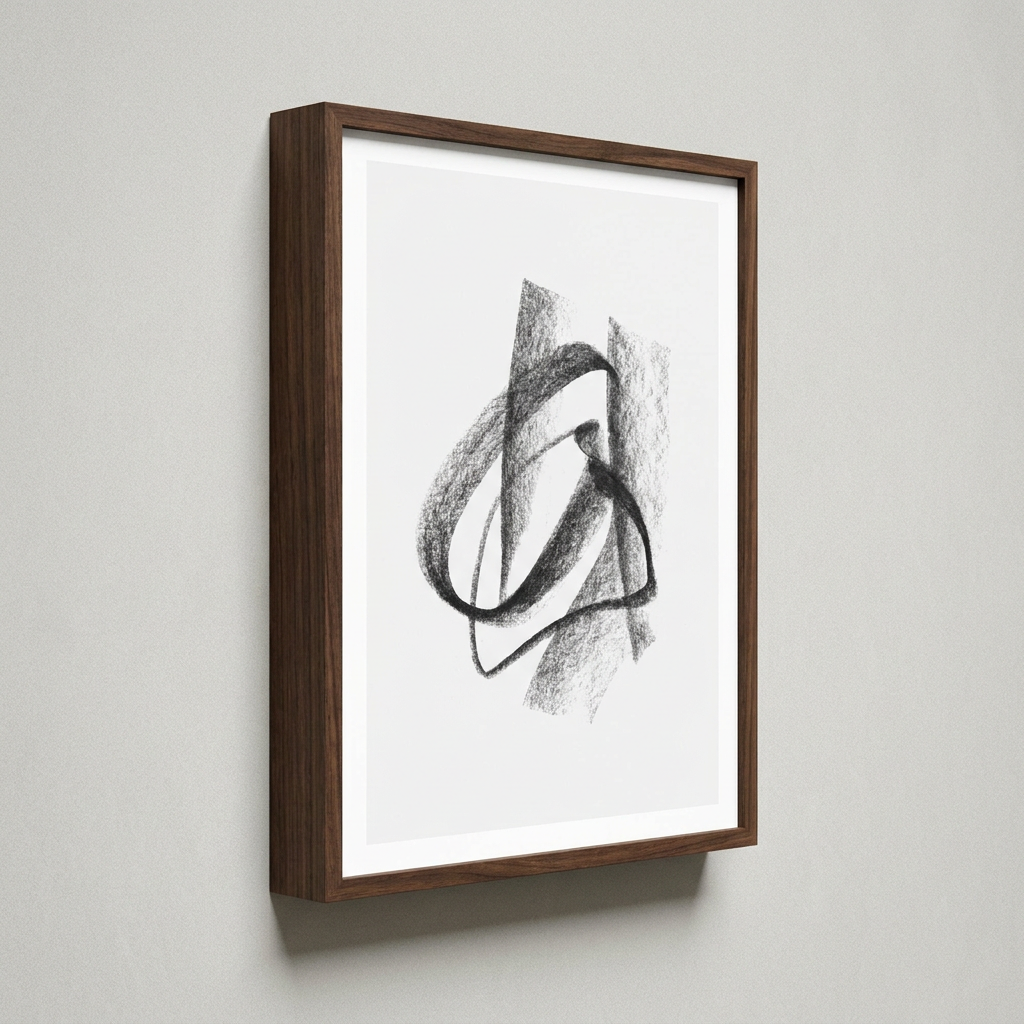 Póster prémium enmarcado en madera
