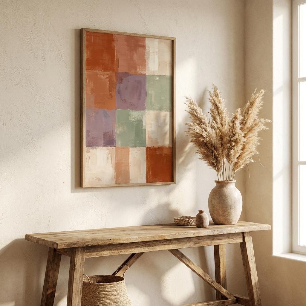 Póster Impresión Artística en pared boho