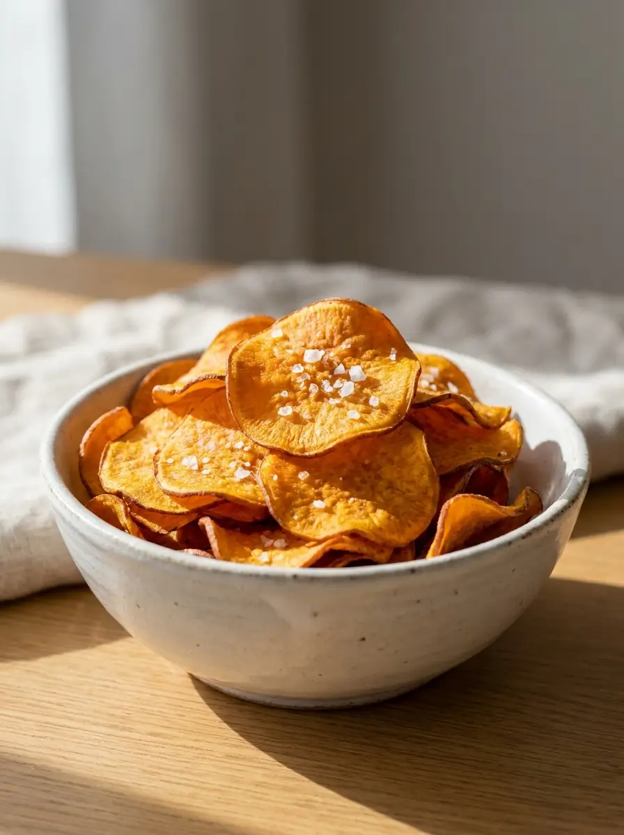 Chips de batata dulce