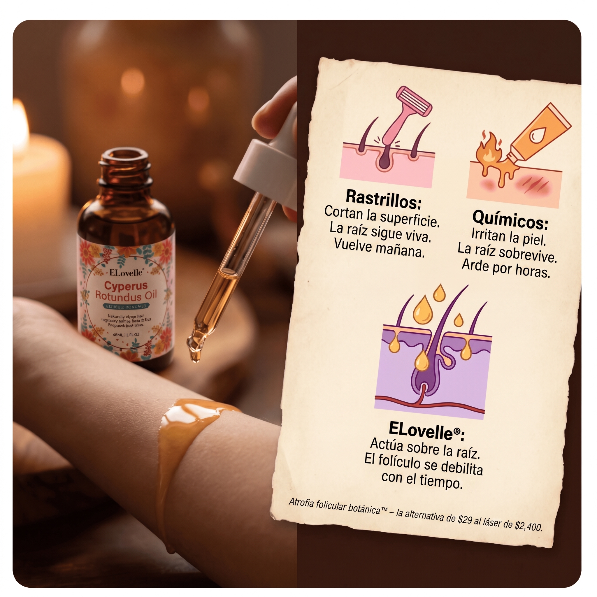 Por qué funciona el Aceite de Cyperus de ELovelle