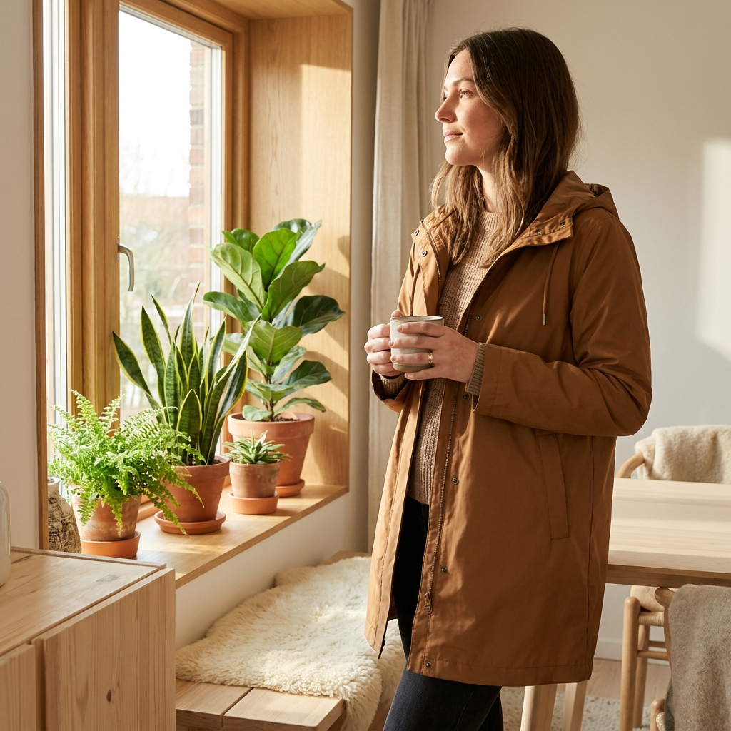 NuriBloom everyday knitwear worn by a woman indoors