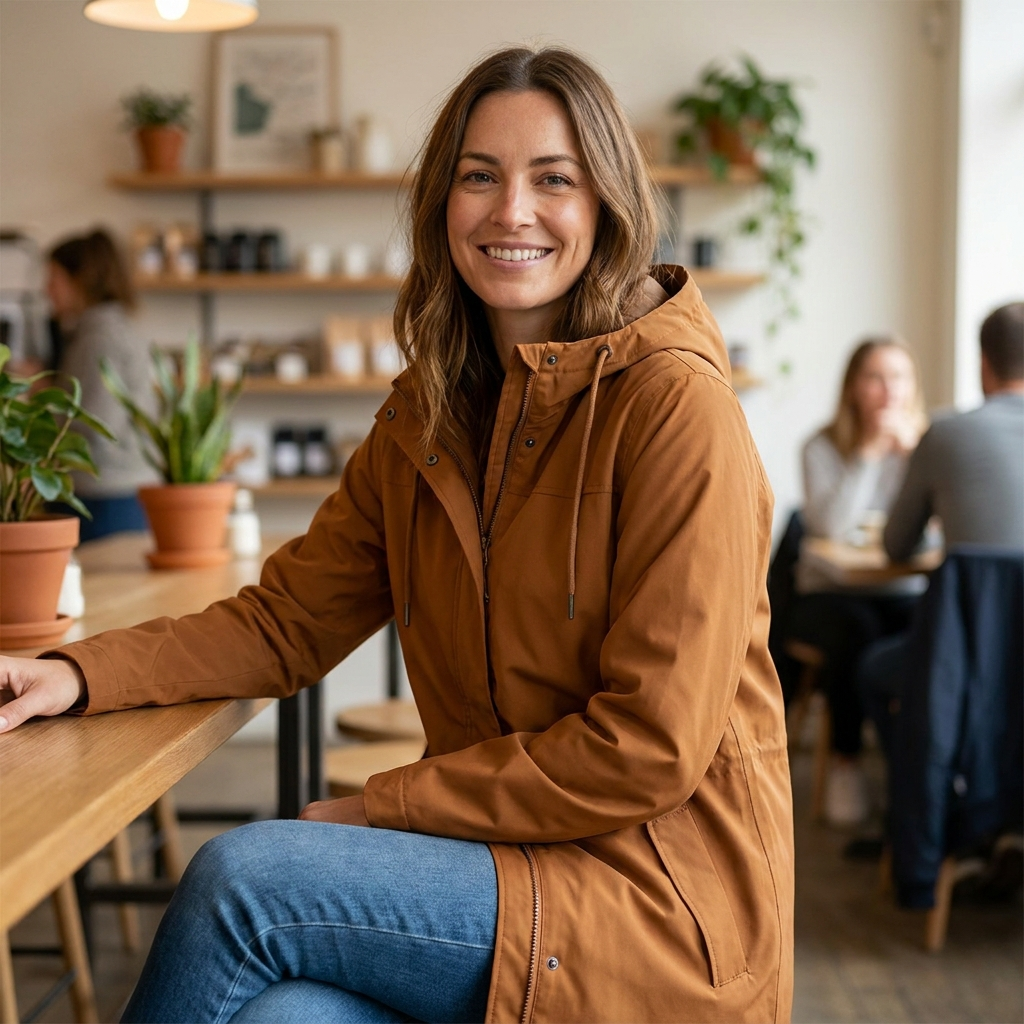Women's Lightweight Raincoat - Wren