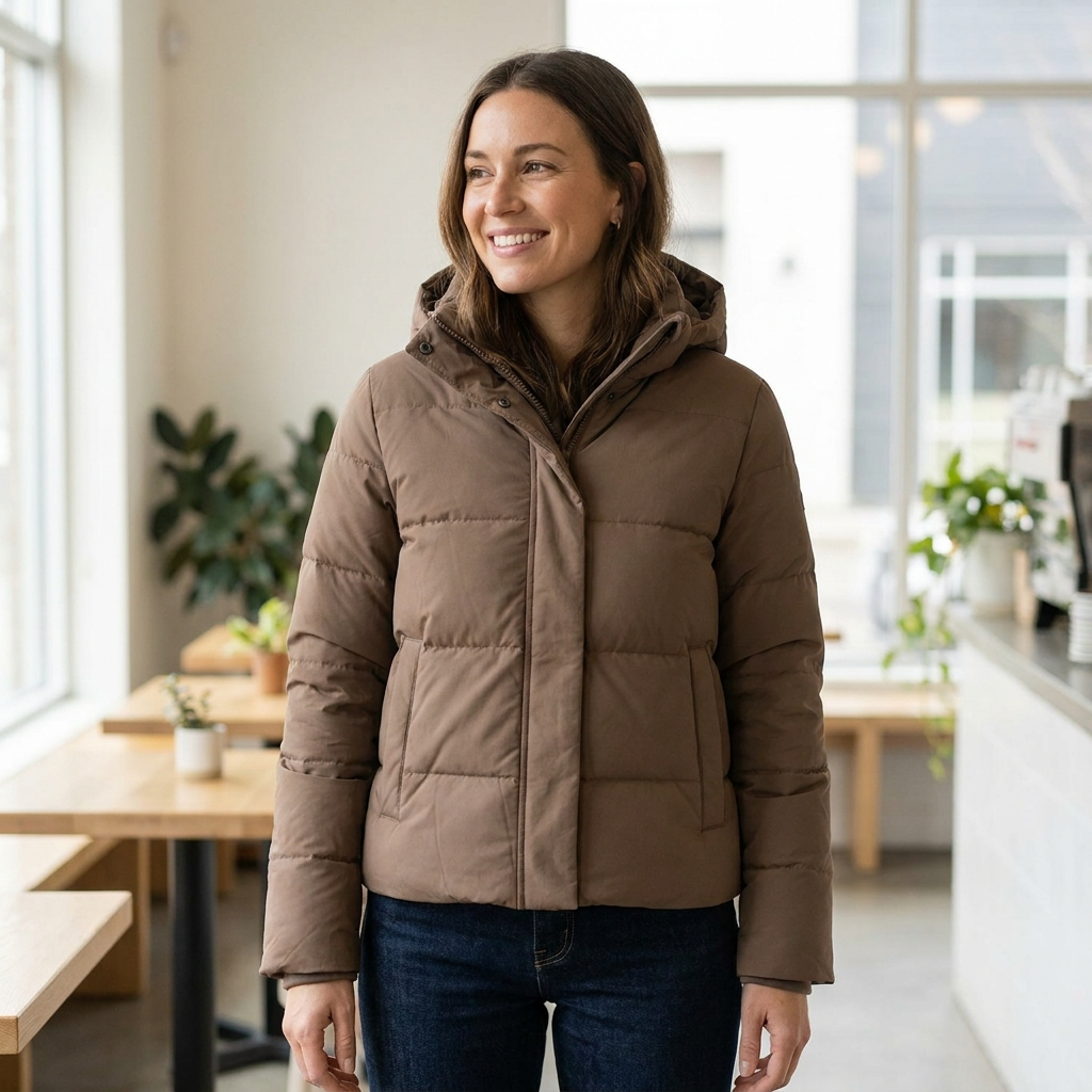Women's Short Winter Jacket - Wren