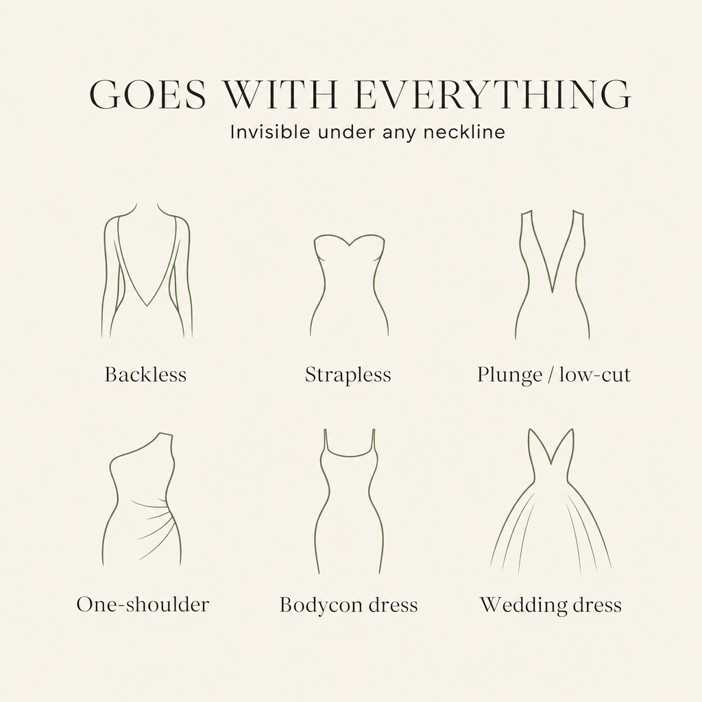 Invisible under any neckline