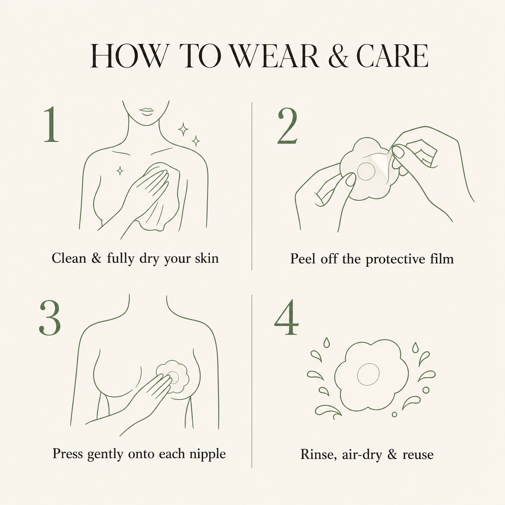 How to wear and care in four steps