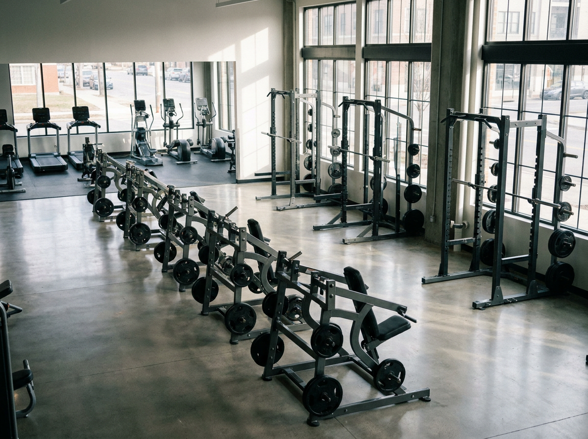 Gewerbliche Fitnessgeräte und Power Racks im Studio – Studioausstattung kaufen