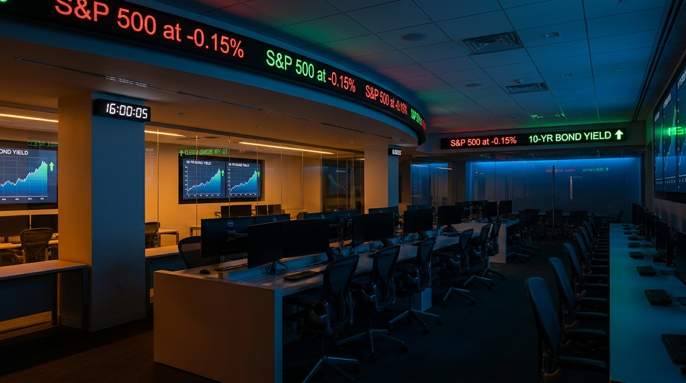 MTC AfterHours Wrap May 18 2026 — Stock Market Recap Rising Yields Tech Selloff