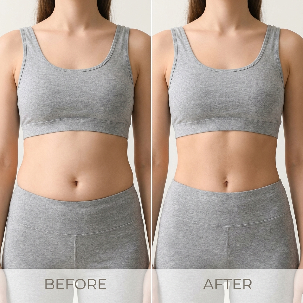 D-BLOAT before and after