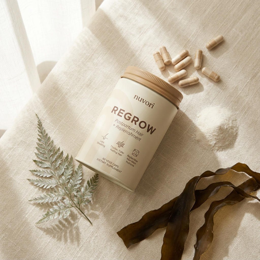 REGROW ingredients β marine collagen, NZ kelp, vege capsules