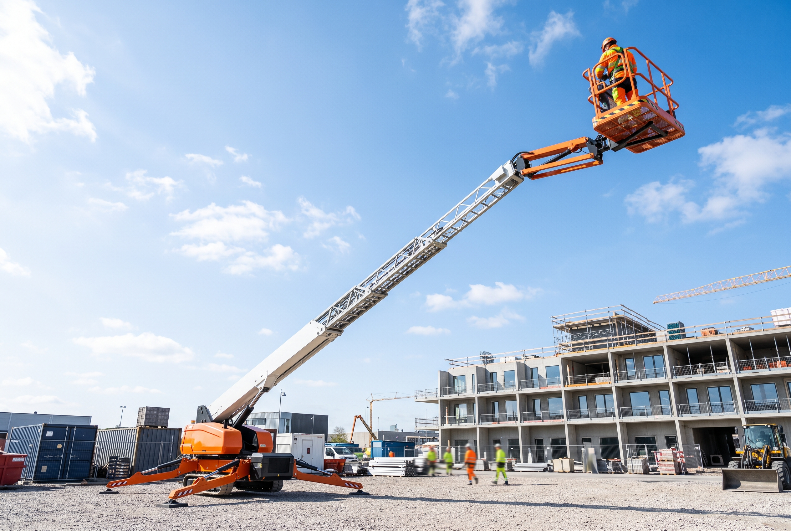 Leje af lift til byggeplads
