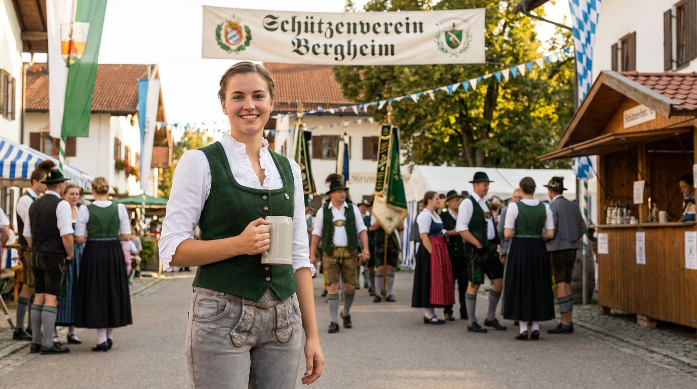 Schützenfest Outfit Damen 2026 – Hangowear OVIDA KNIEBUND beim Schützenfest