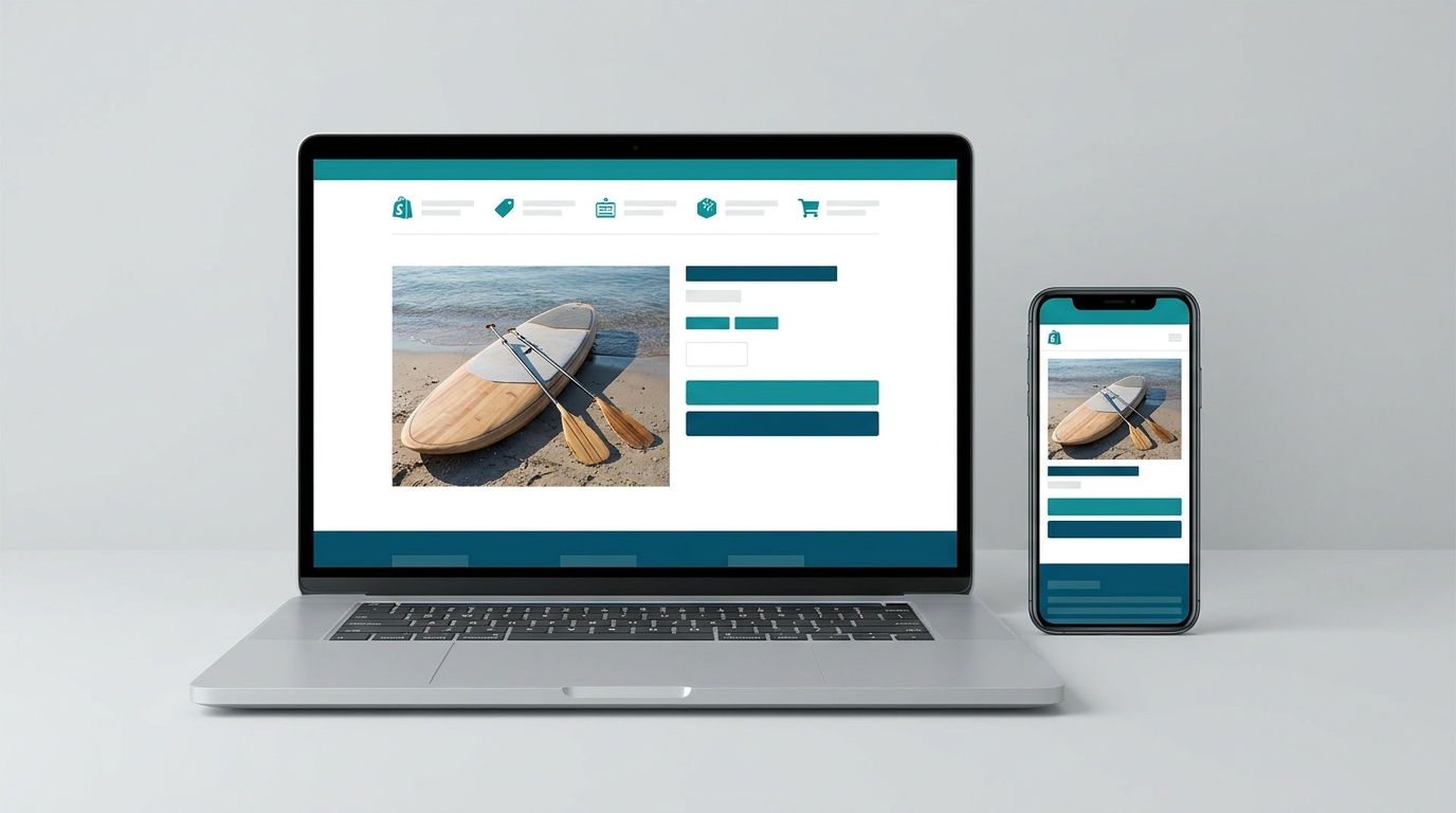 Custom Shopify product and collection page templates designed for Starboard by The4