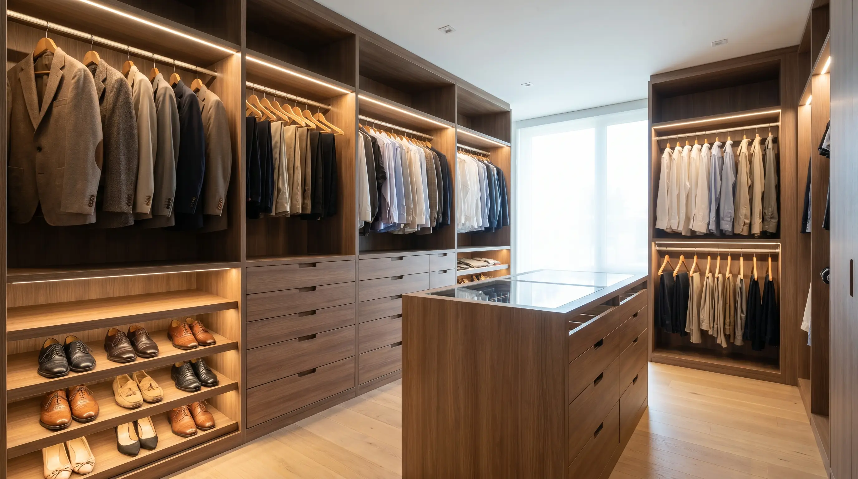 Modular closet system