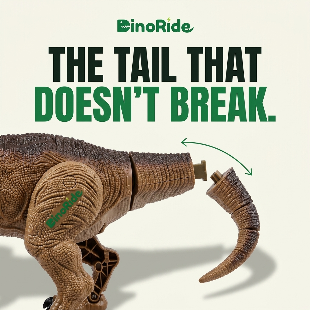 The snap-on tail that clicks back on