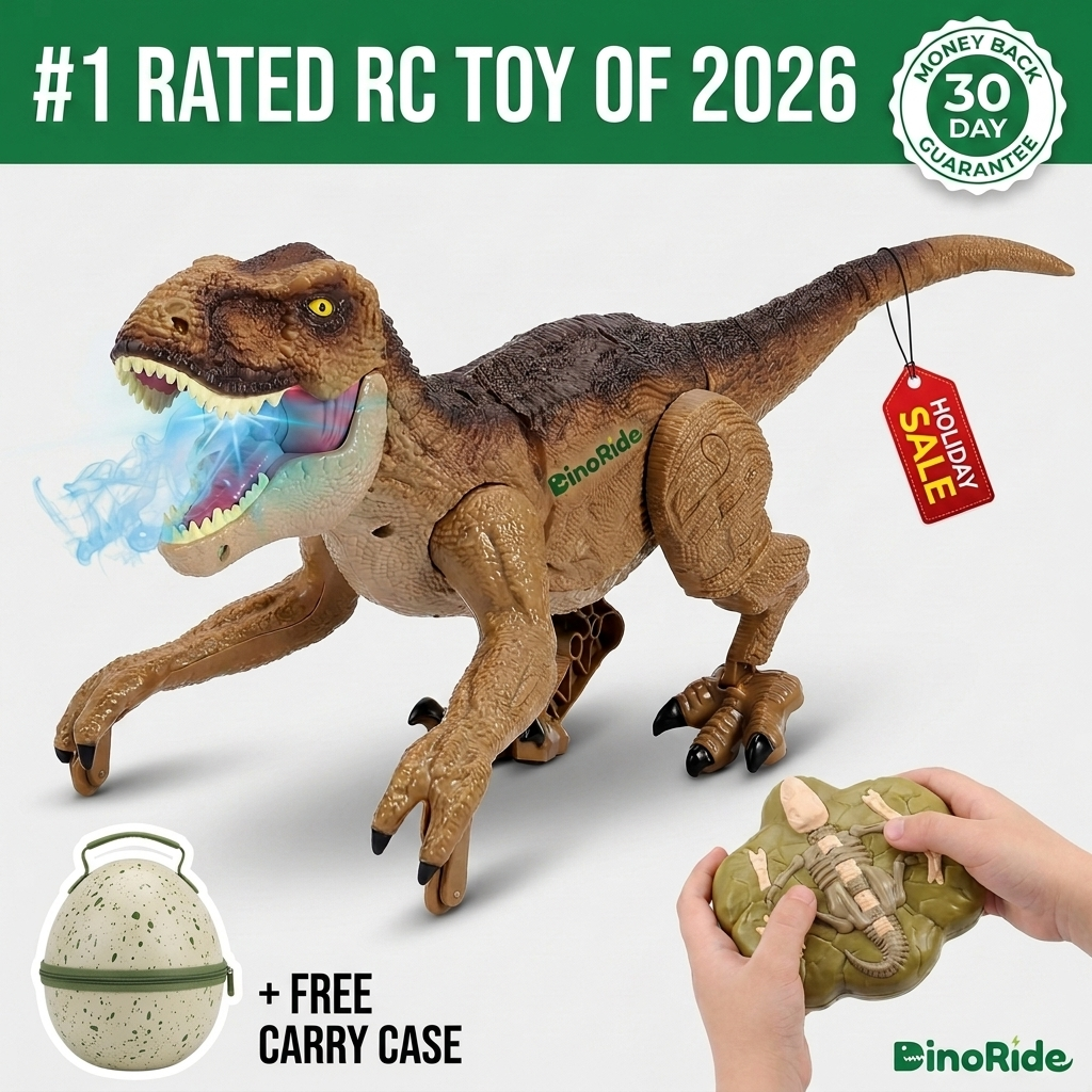 DinoRide remote control T-Rex hero