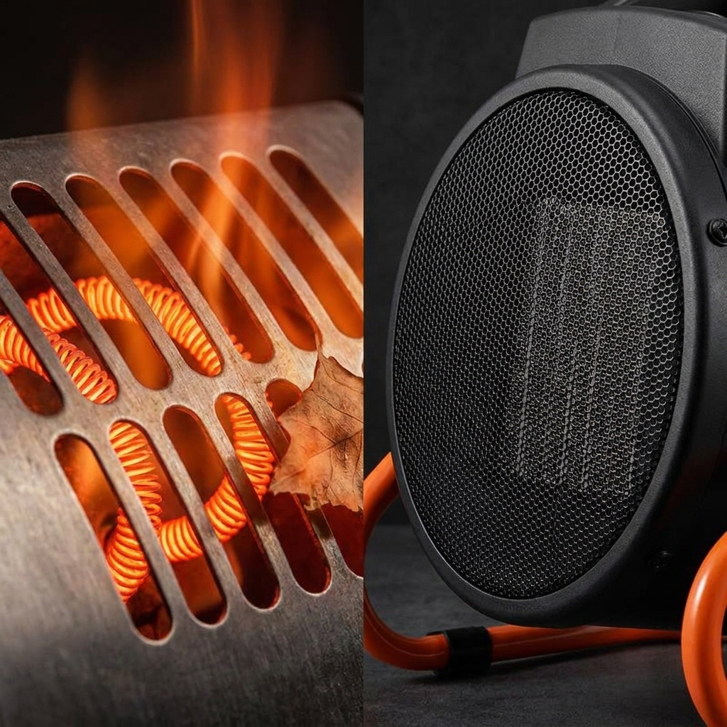 Nichrome coil versus PTC mesh grille