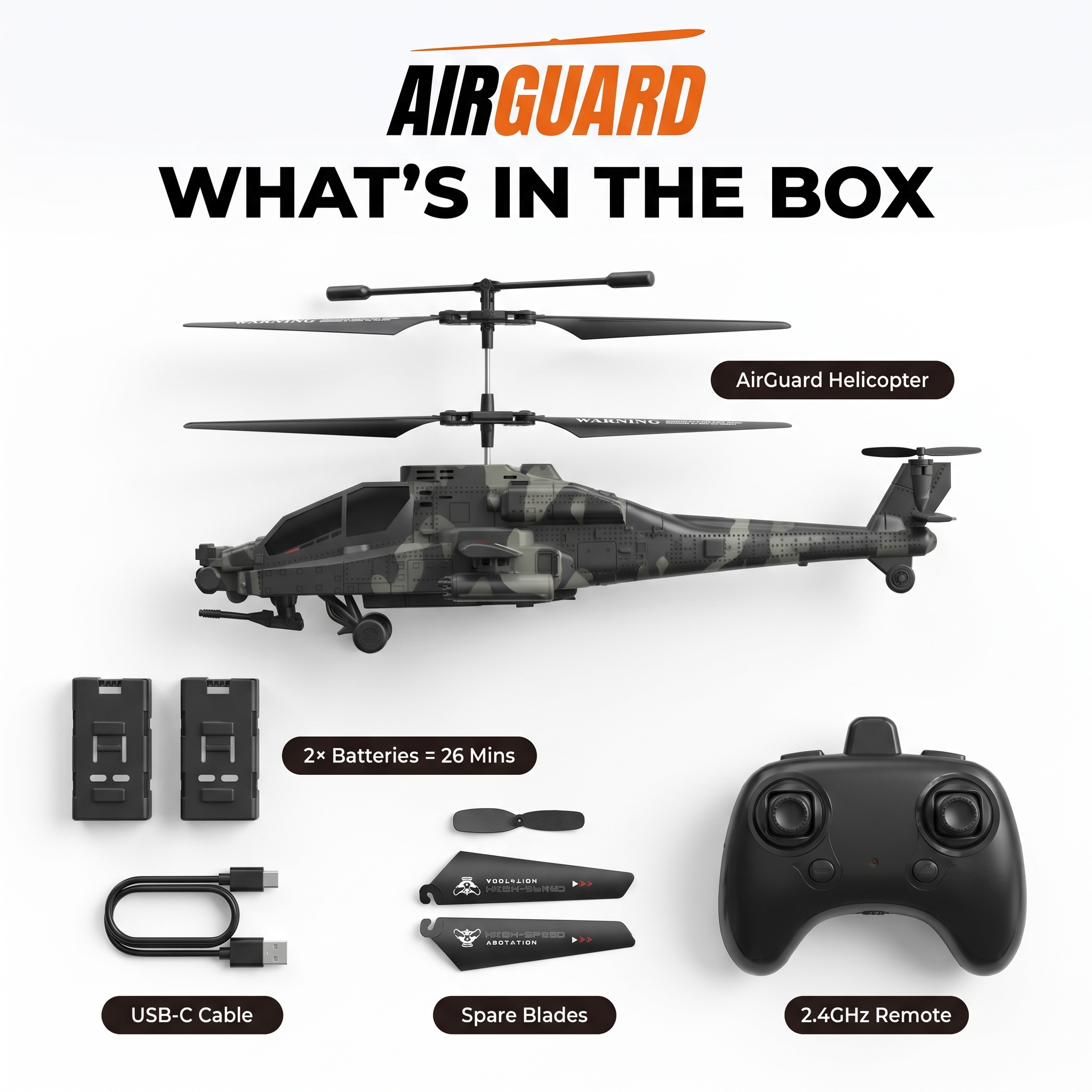 Everything in the AirGuard box
