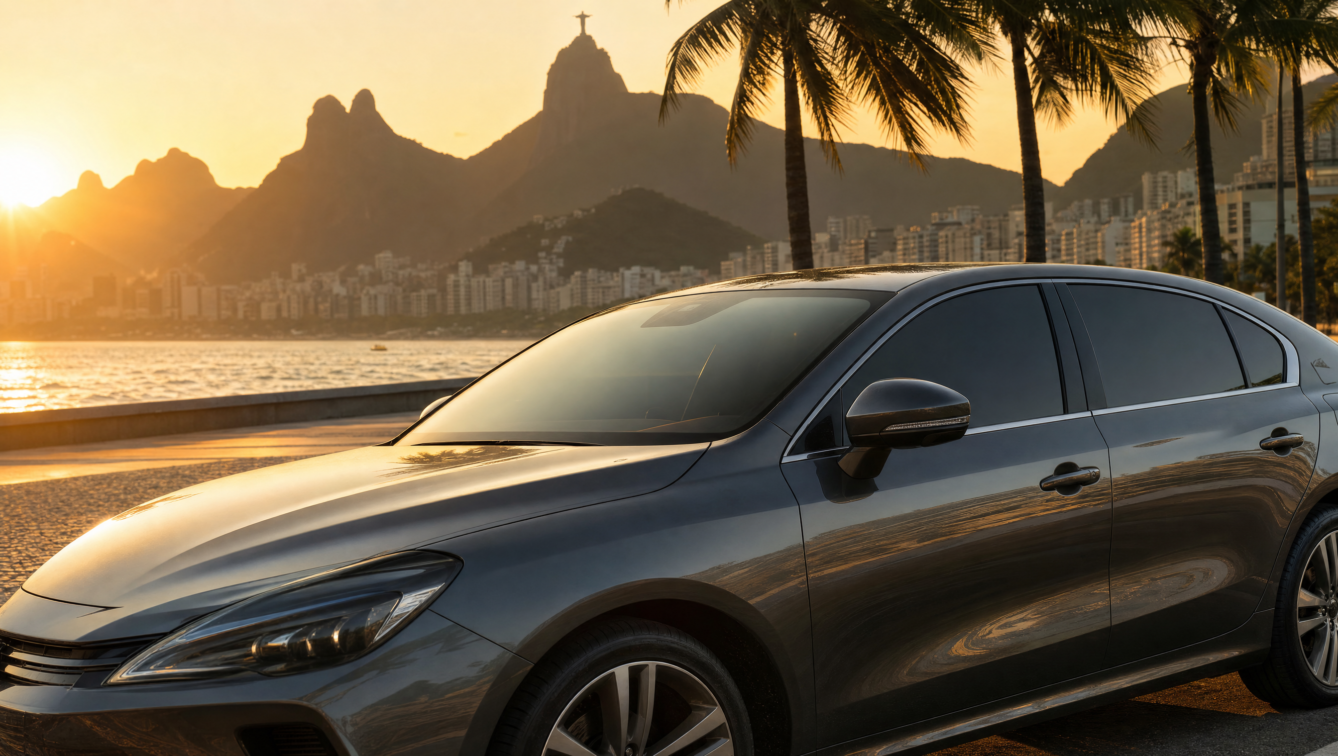 Insulfilm automotivo nano cerâmica NanoPro Xtreme aplicado em carro com vidros fumê em Rio de Janeiro