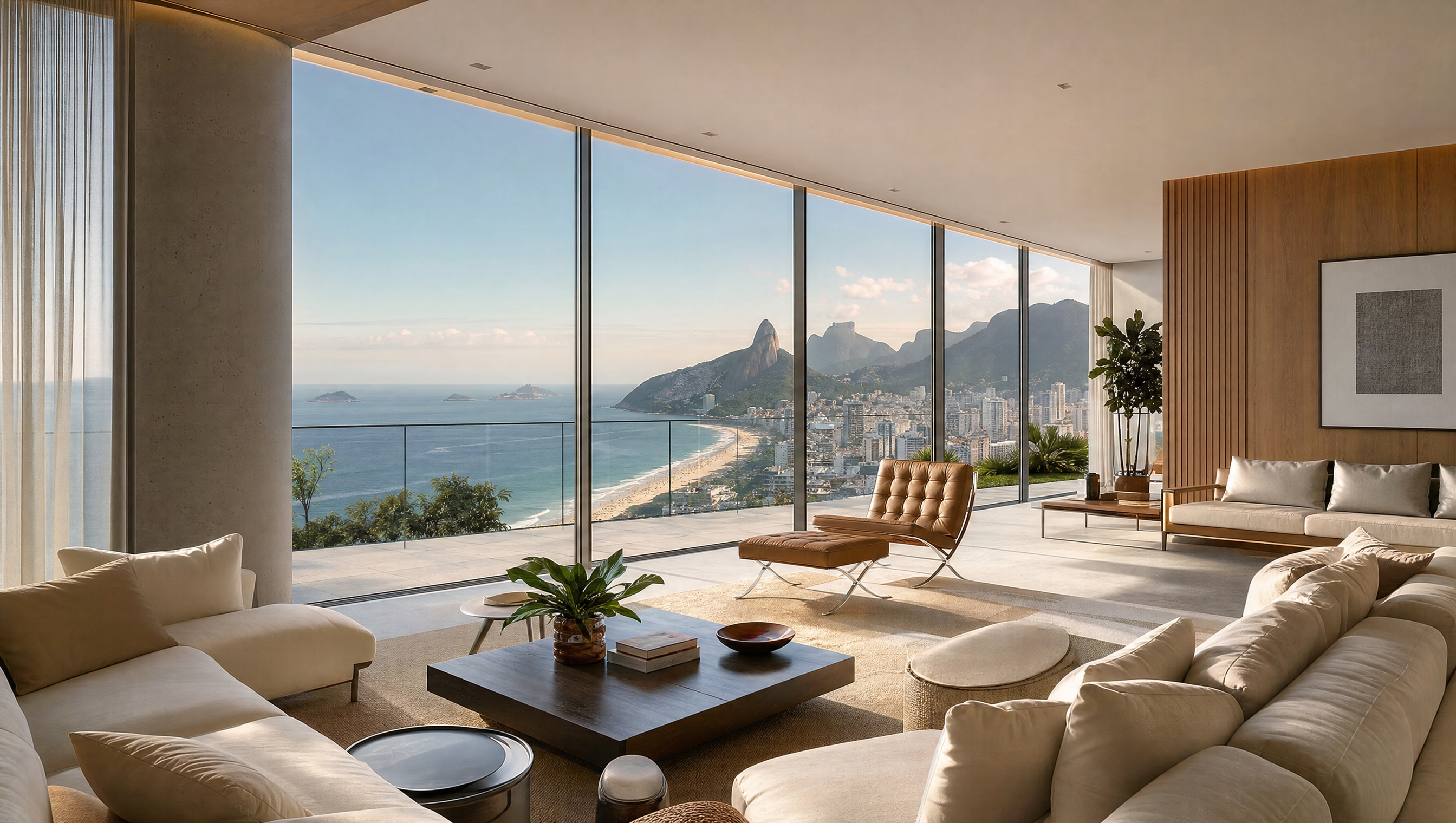 Insulfilm residencial nano cerâmica em janela de apartamento em Rio de Janeiro