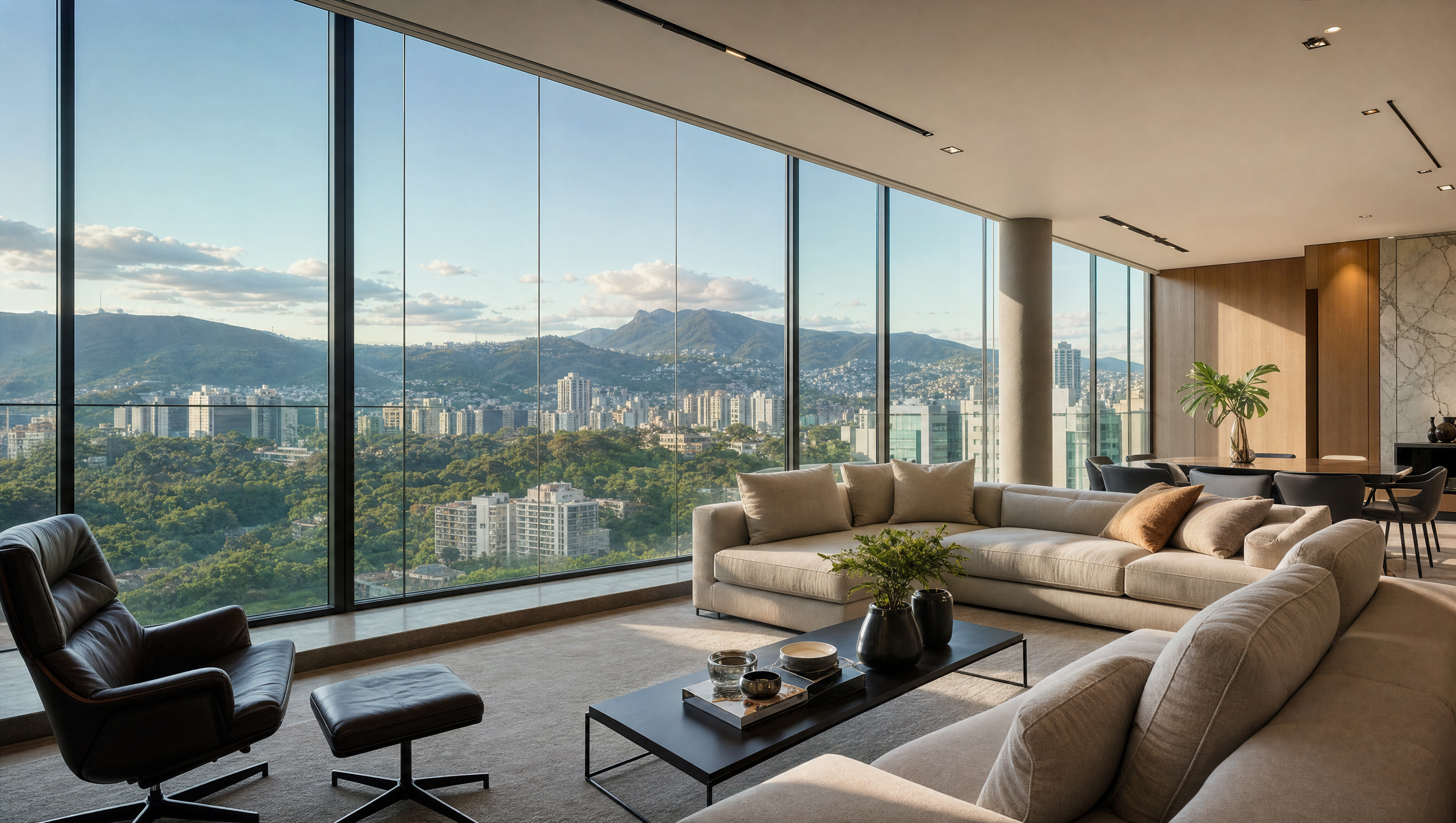 Insulfilm residencial nano cerâmica em janela de apartamento em Belo Horizonte