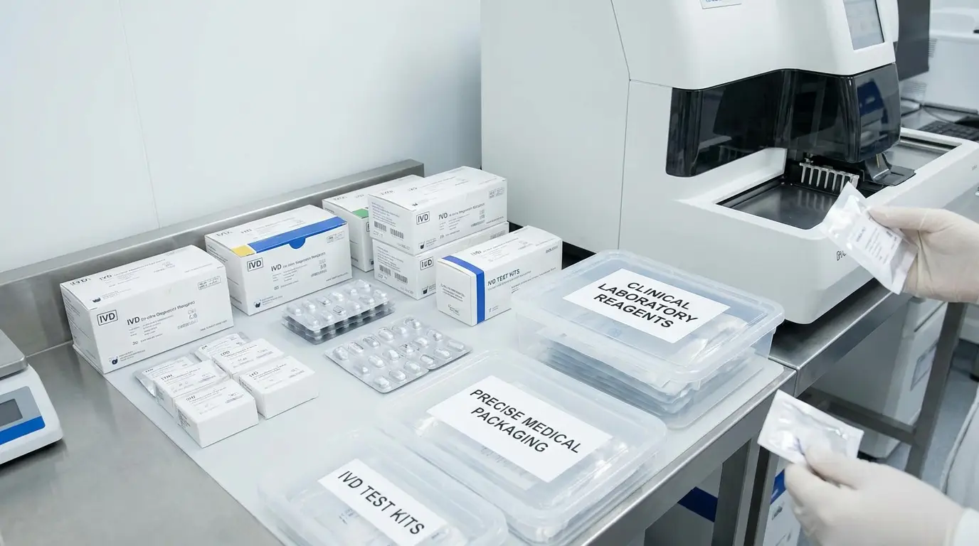 IVD diagnostic kit packaging components