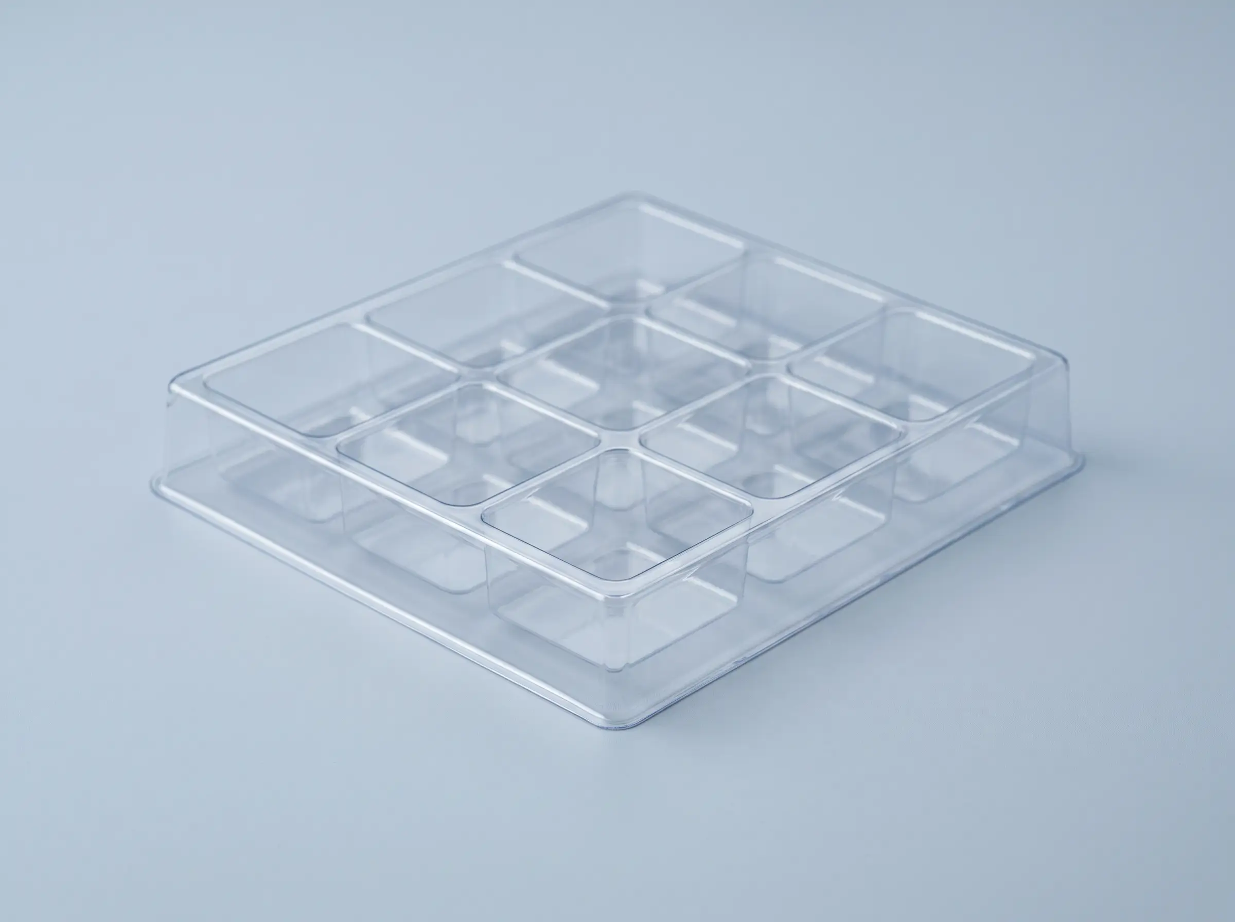 Formed clear PETG kit tray