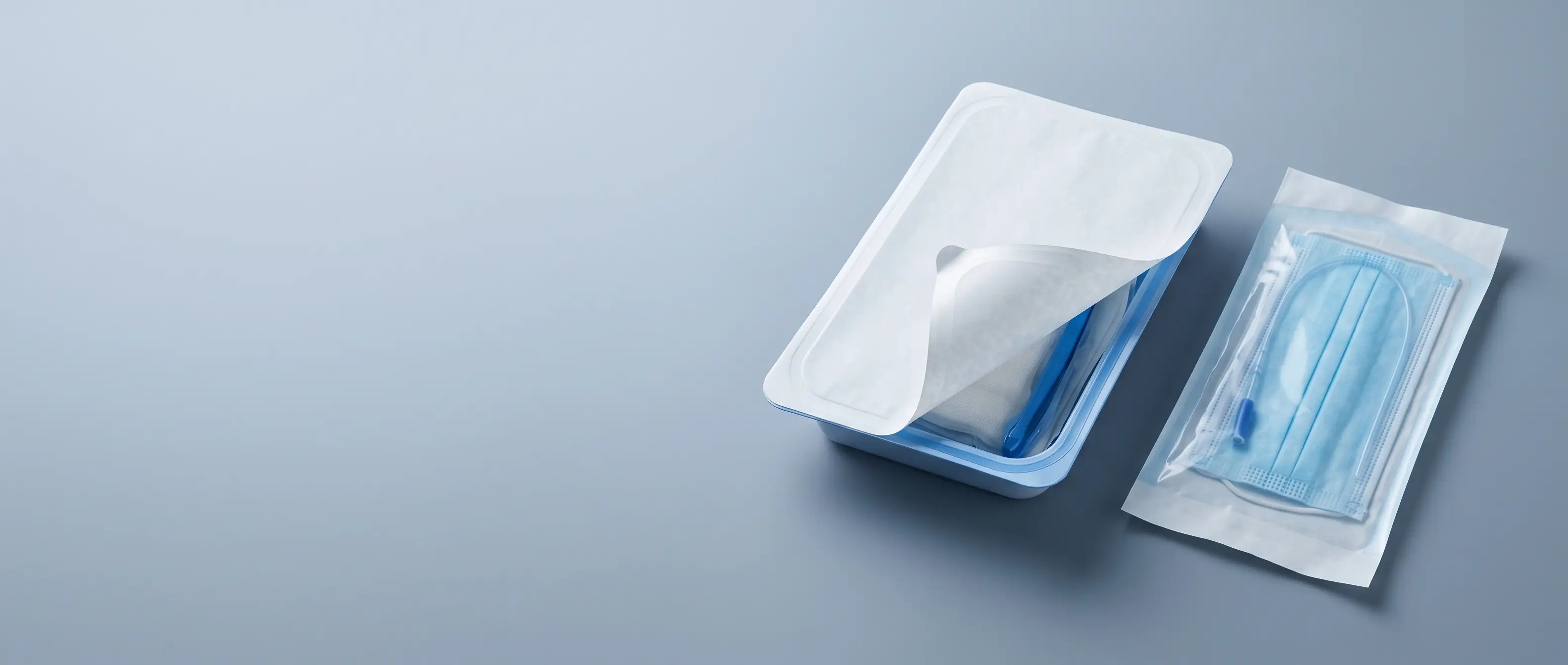 Medical paper sterile-barrier lid — a porous coated paper peel pouch and tray lid