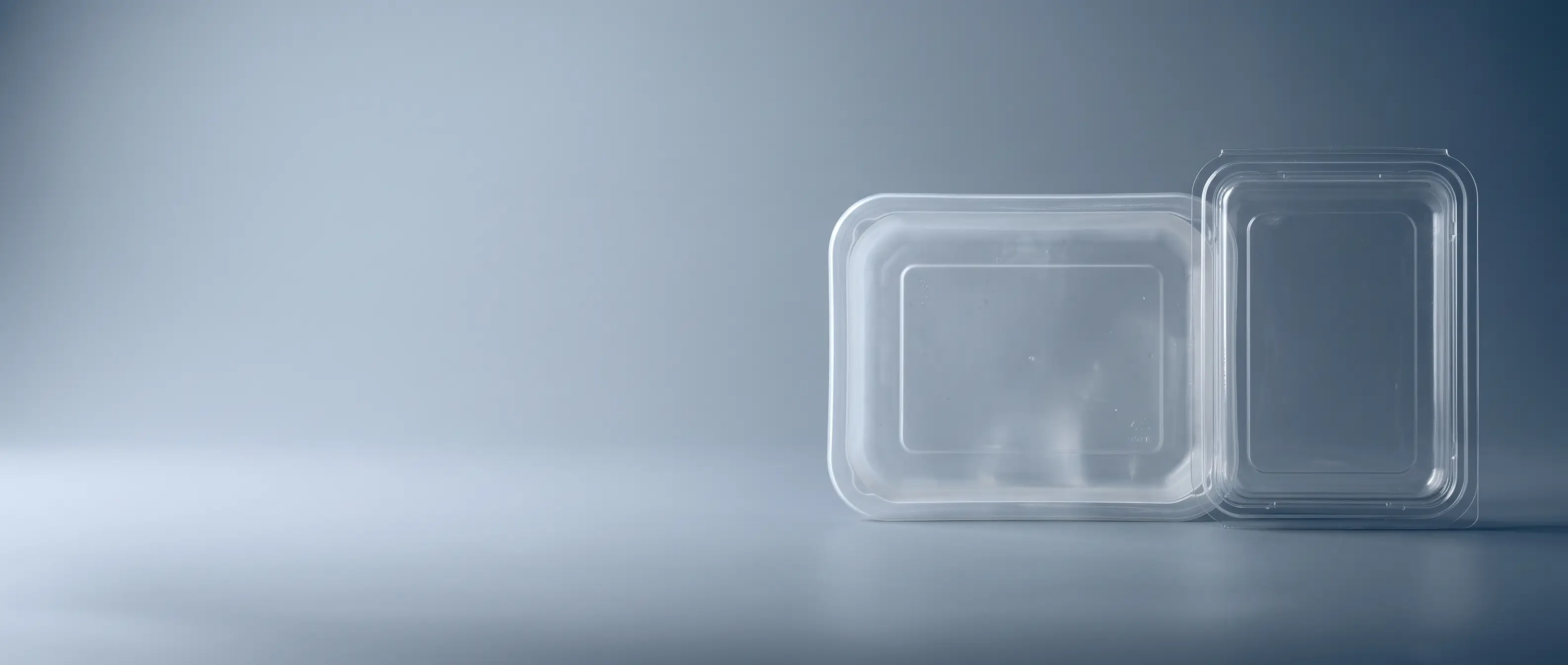 Clear formed PLA cold cup and salad clamshell — bio-based, industrially compostable forming film