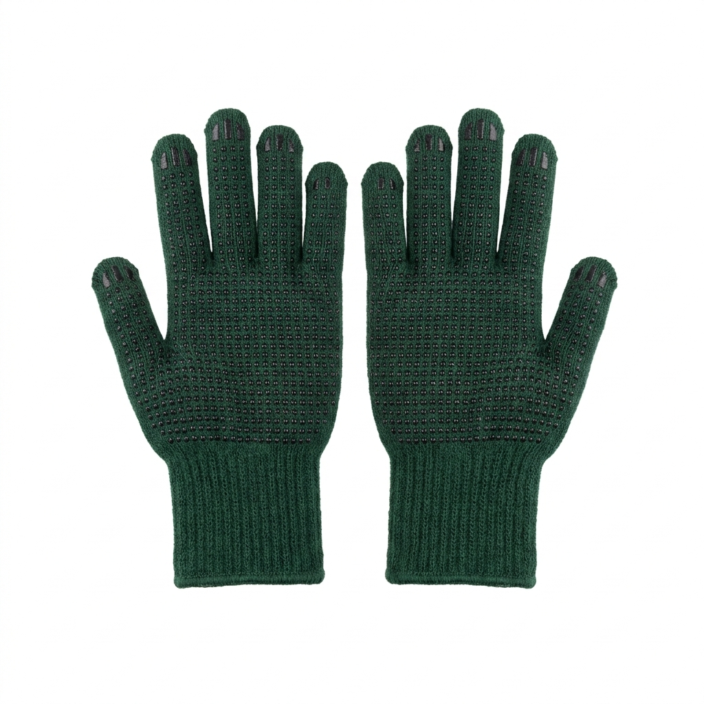 SAS 3002 acrylic seamless PVC dot glove