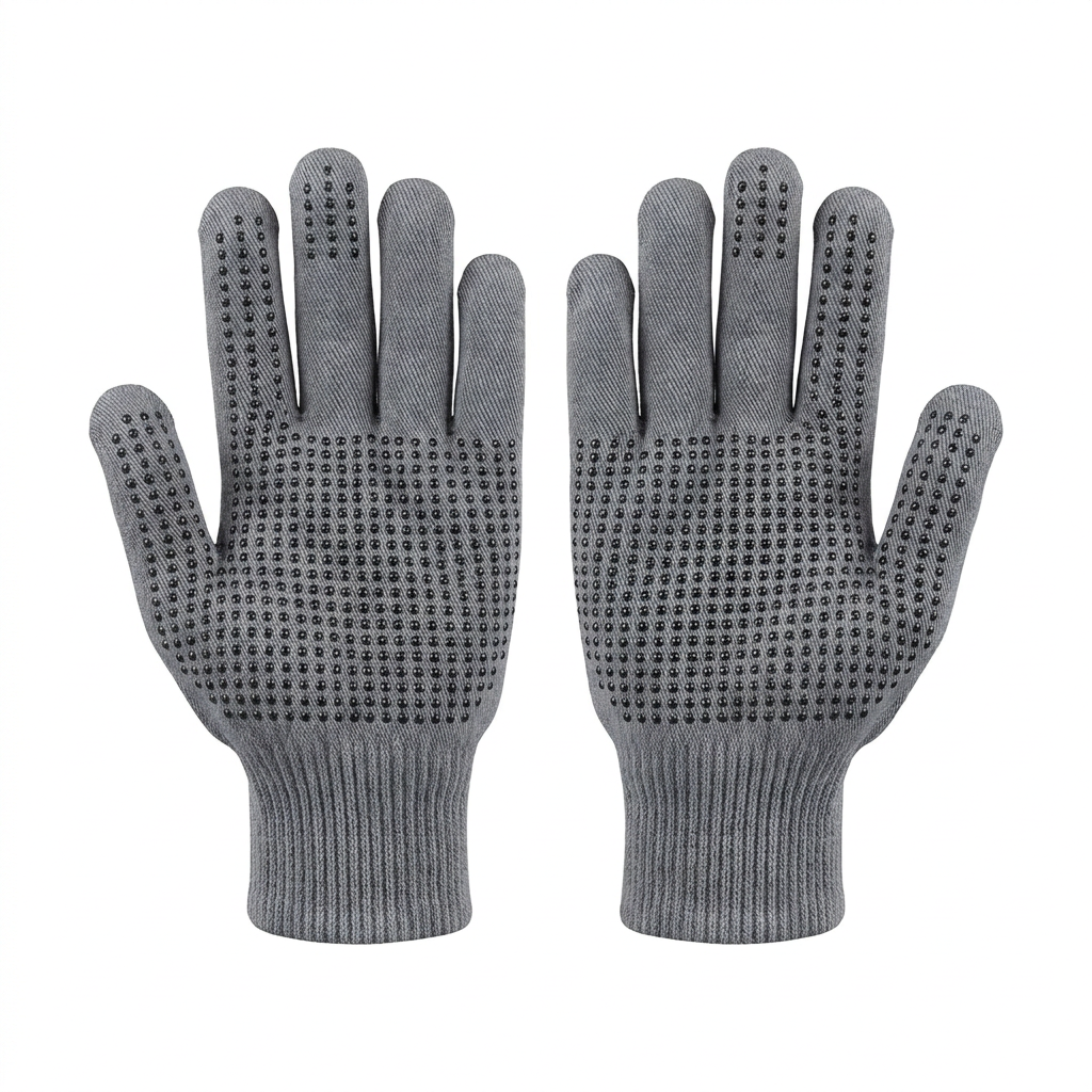SAS 2002 cotton drill PVC dot glove