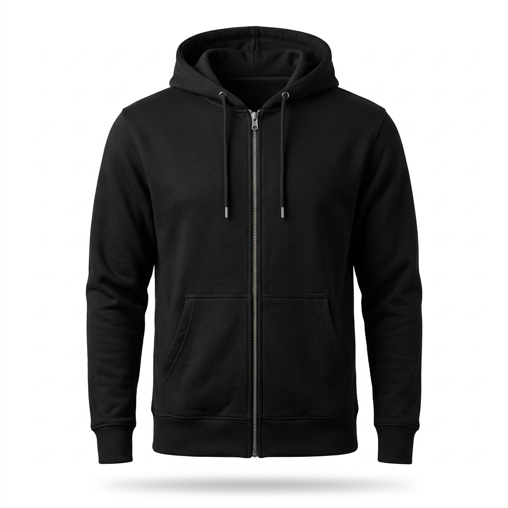 Full-zip hoodie
