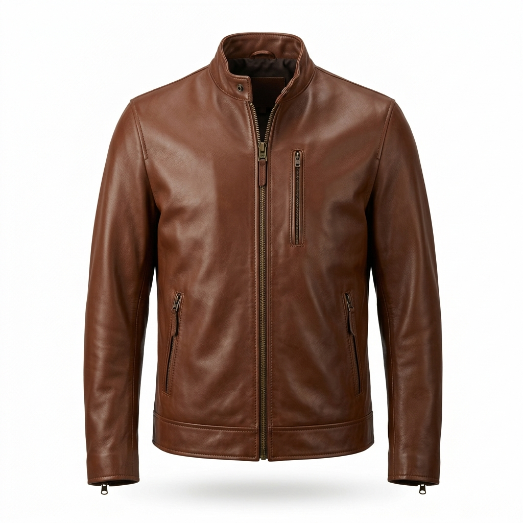Cow leather jacket