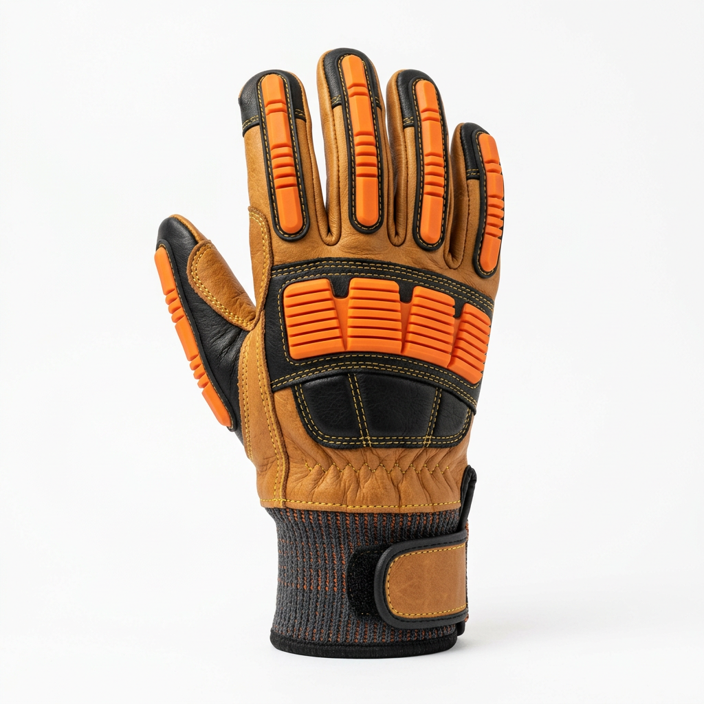 Cut-resistant impact glove anatomy
