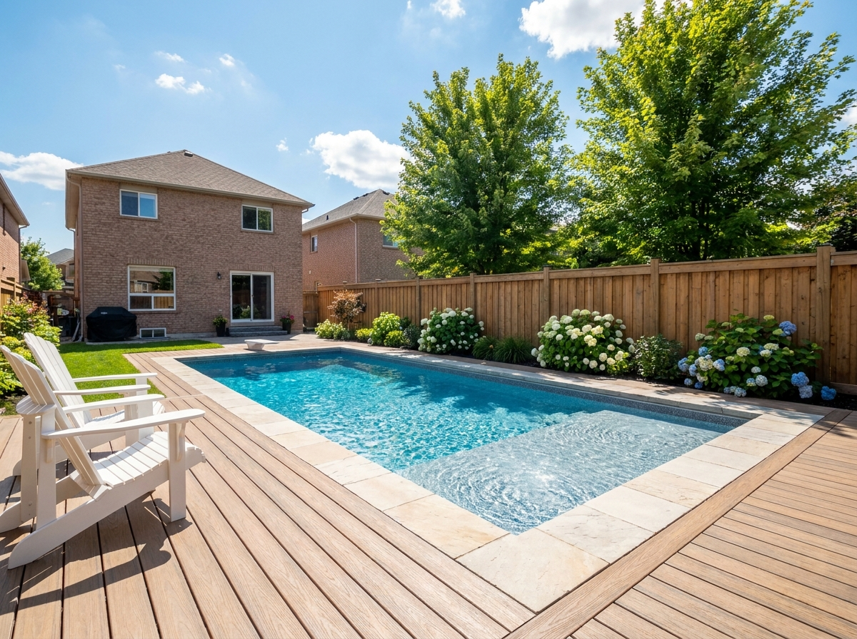 Pool and concrete deck — Port Stanley ON