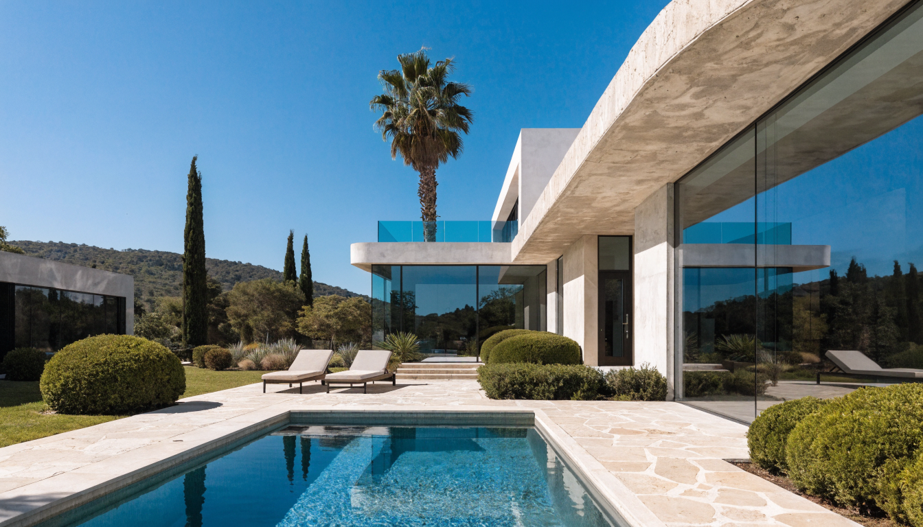 Villa moderne avec piscine au Maroc Villa moderne avec piscine au Maroc