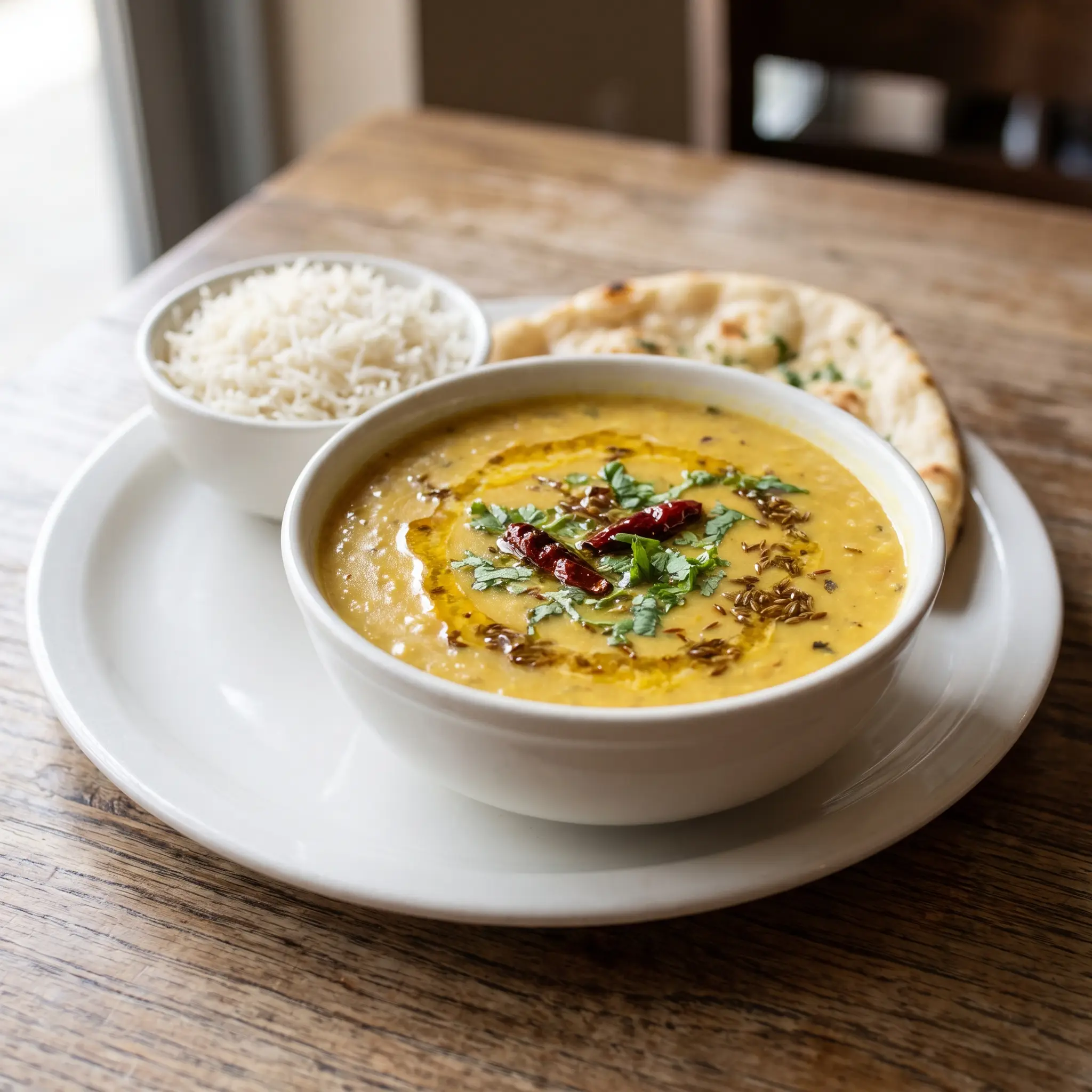 Arhar Dal Tadka With 2Roti/ 1 Lachha/ 1Naan