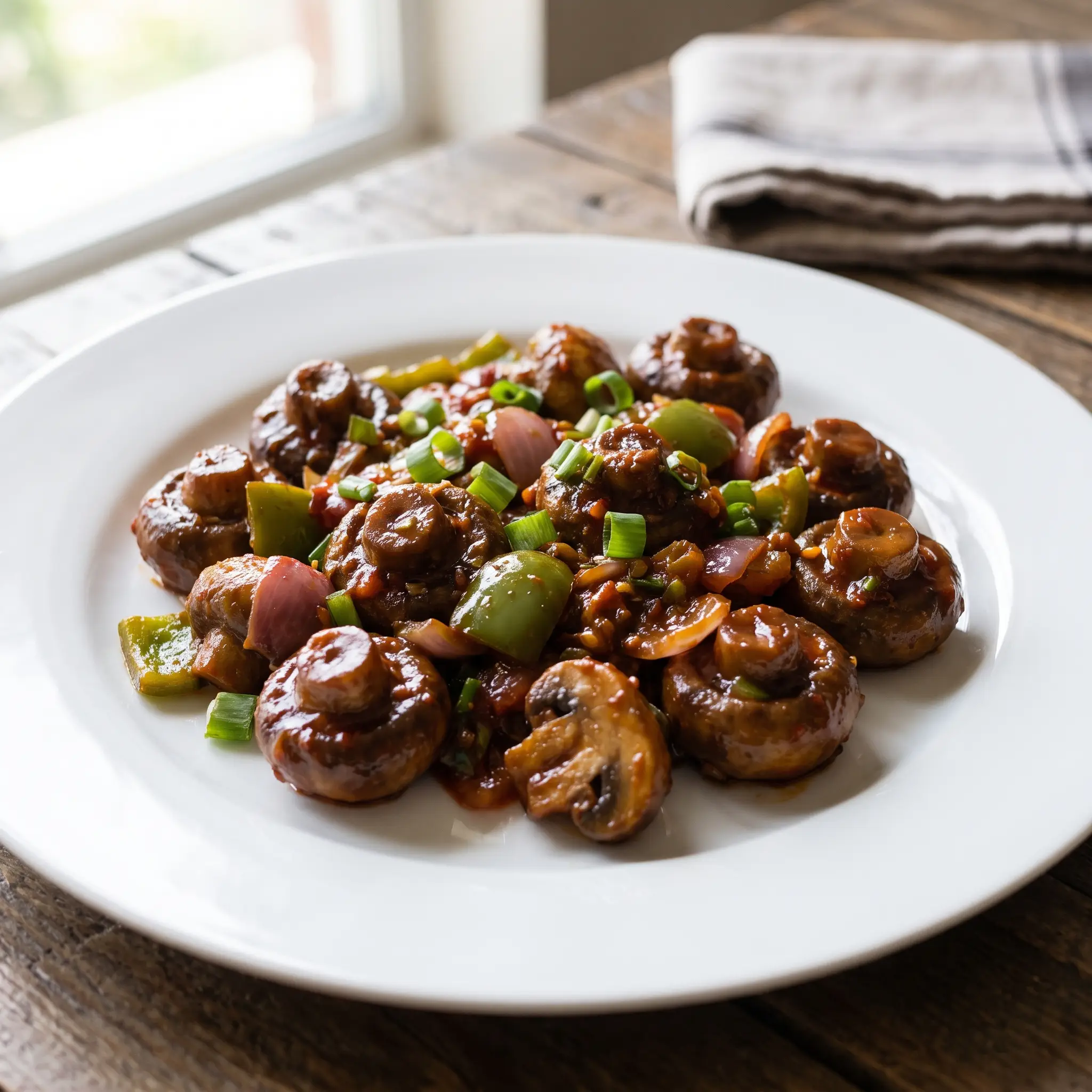 Mushroom Chilly Dry