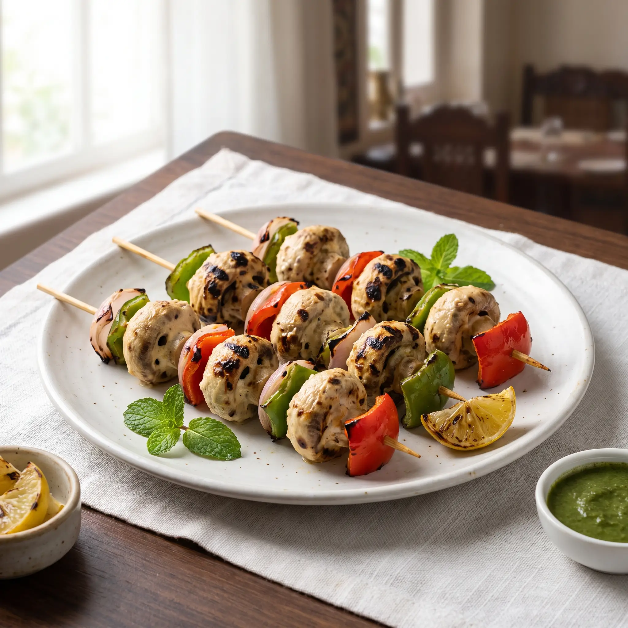 Mushroom Malai Tikka
