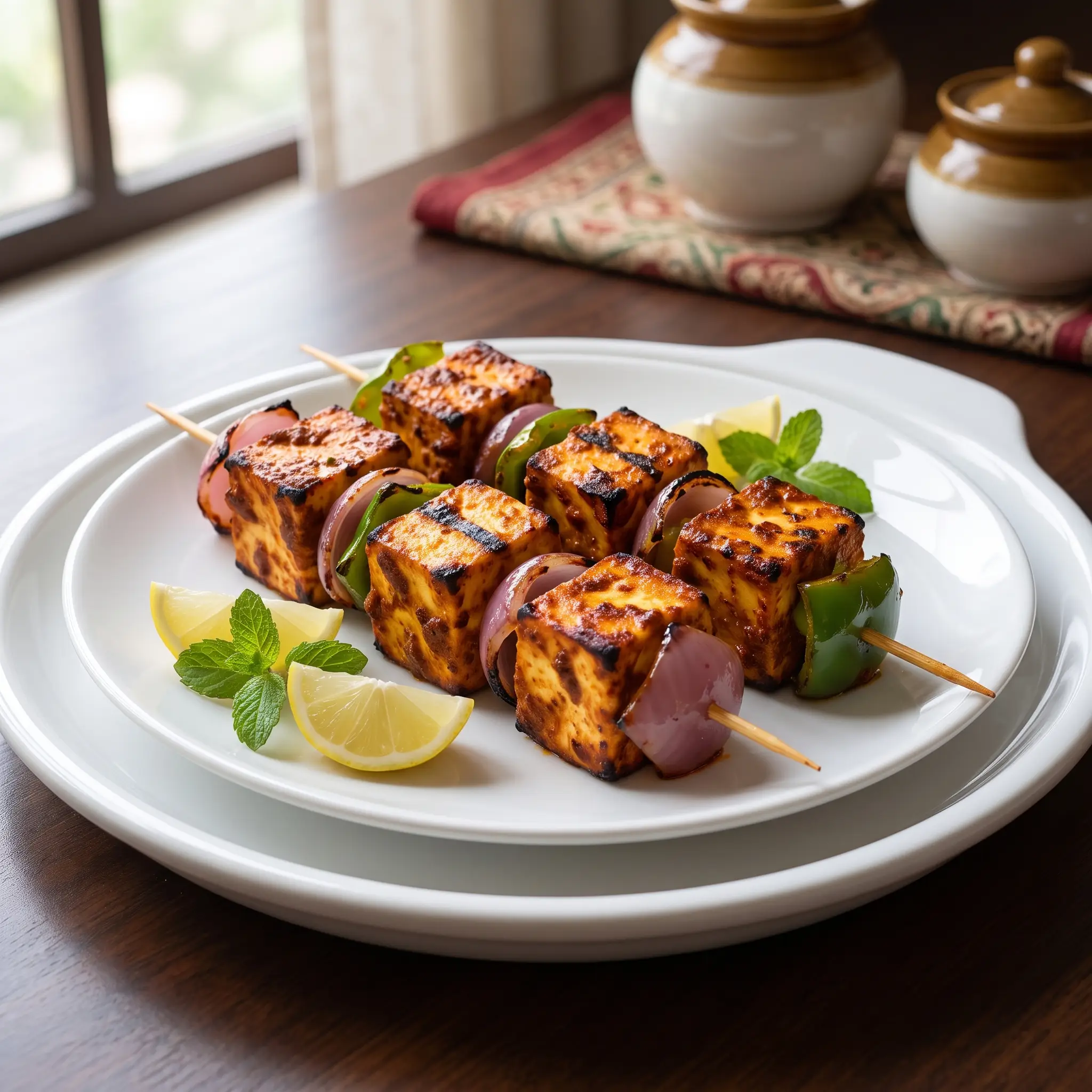Paneer Achari Tikka