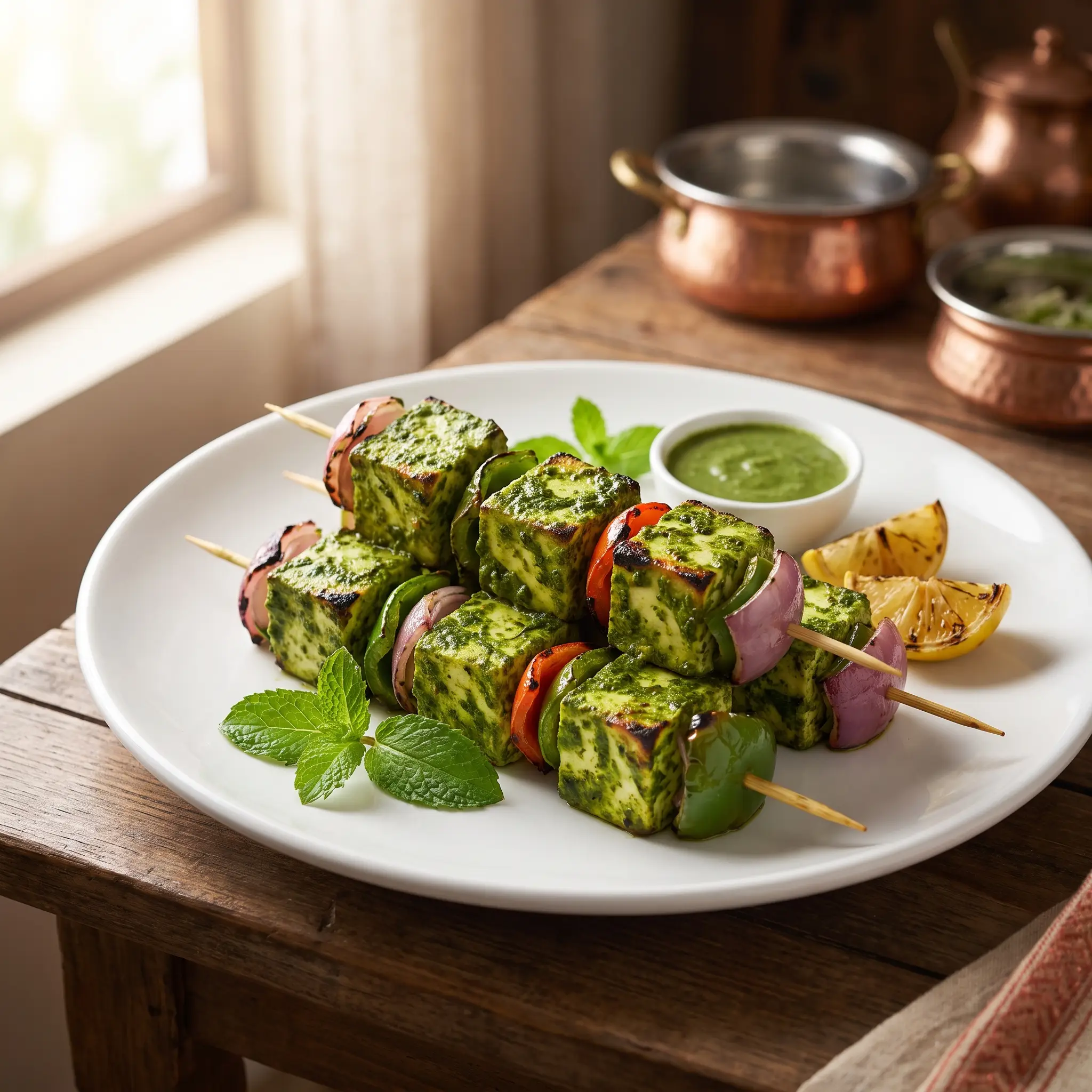 Paneer Haryali Tikka