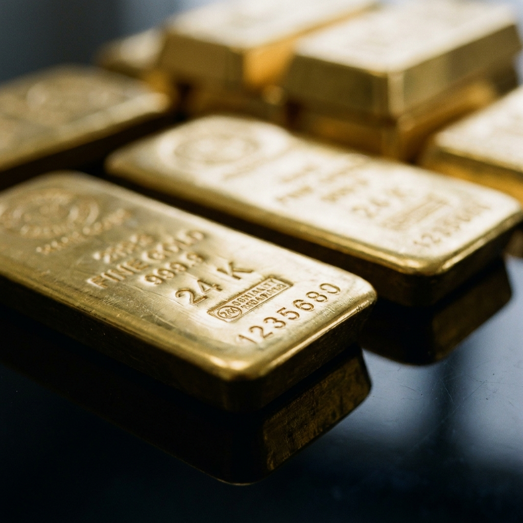 Gold Bars — studio photograph