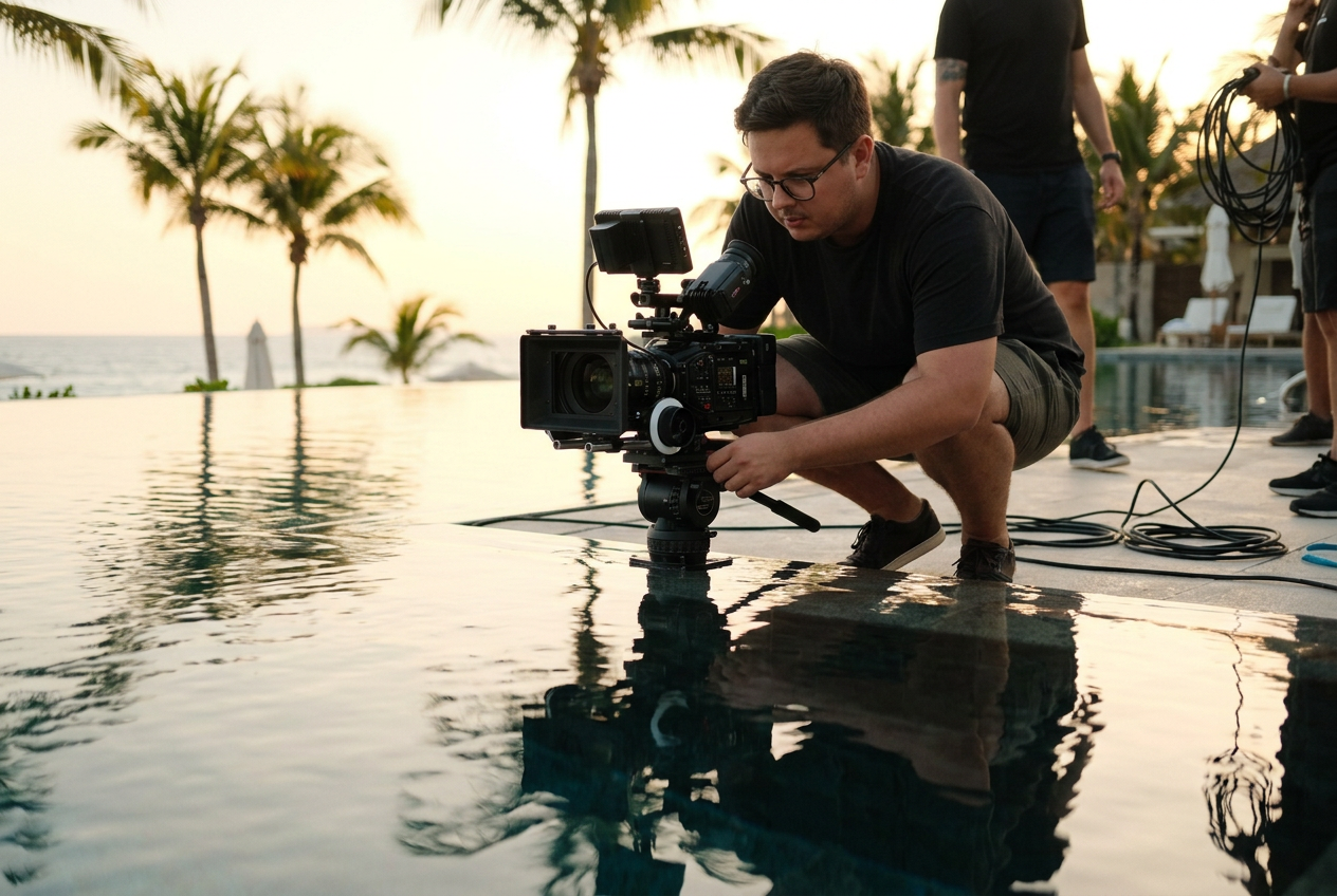 David Sawczuk filmt Infinity Pool golden hour