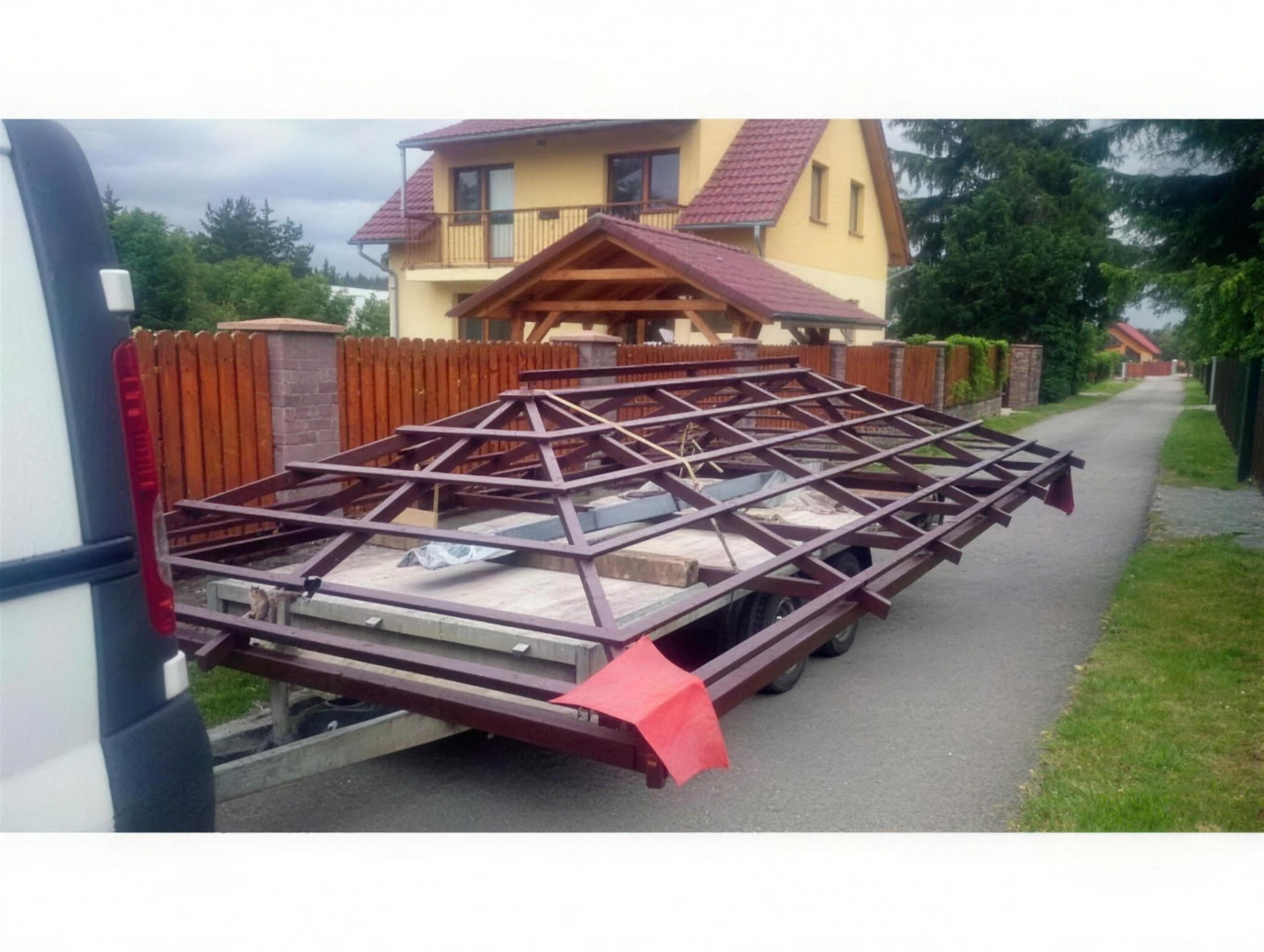 Ocelová konstrukce krovu