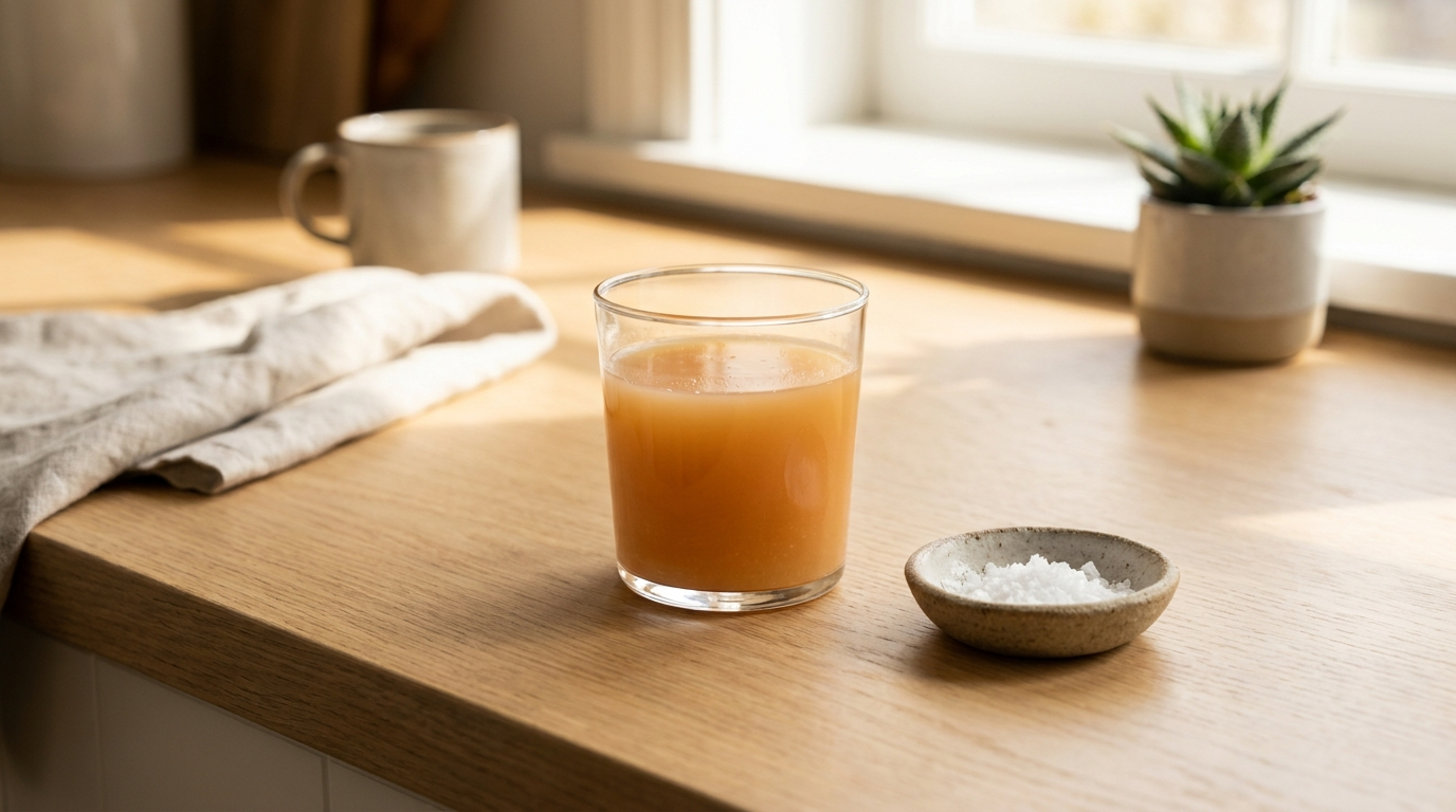 Orange juice and coconut water cortisol cocktail drink trend
