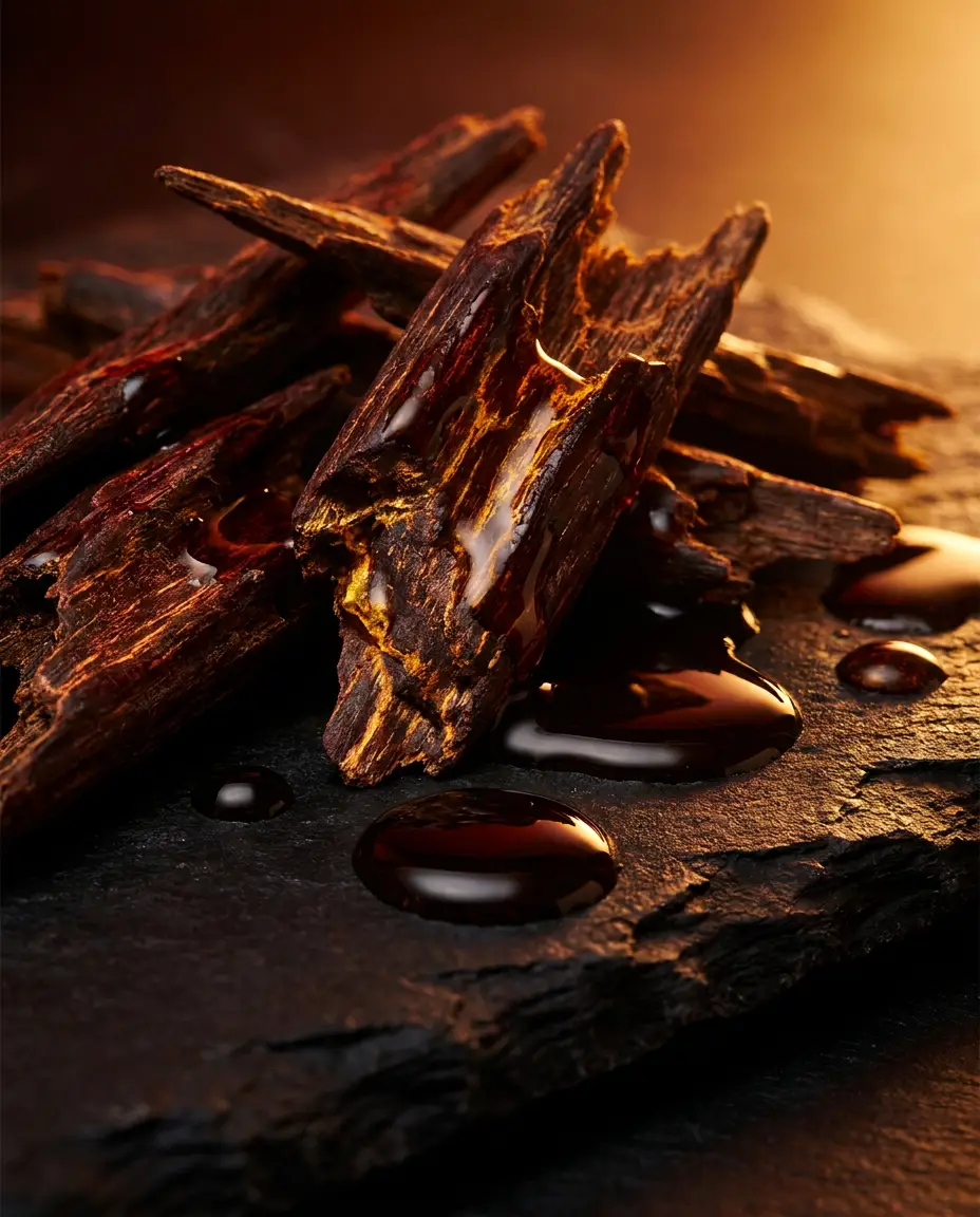 Precious oud agarwood