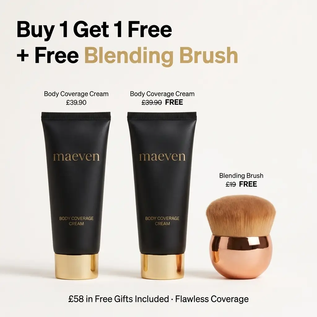 MAEVEN 2-bottle bundle with free blending brush offer