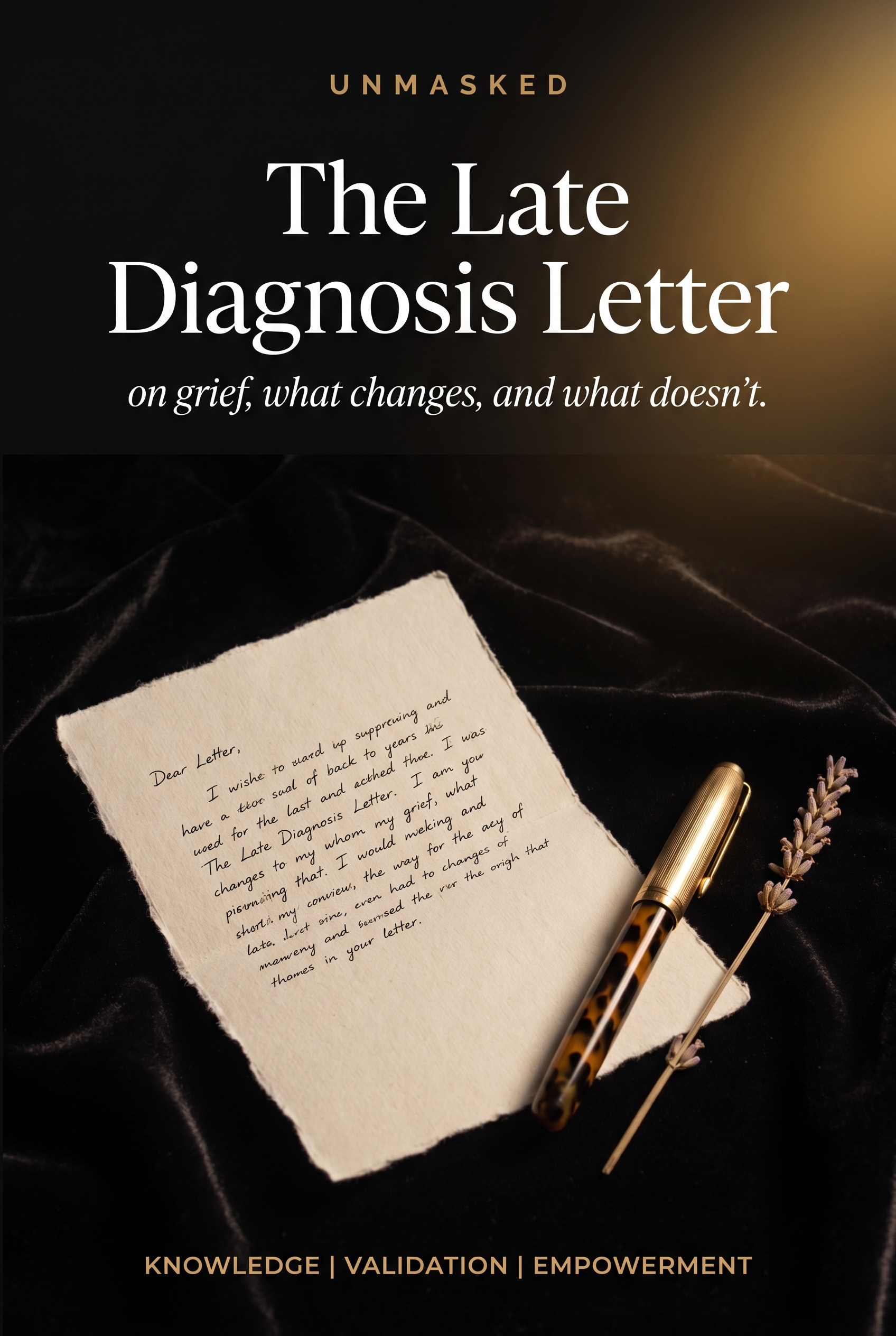 The Late Diagnosis Letter cover